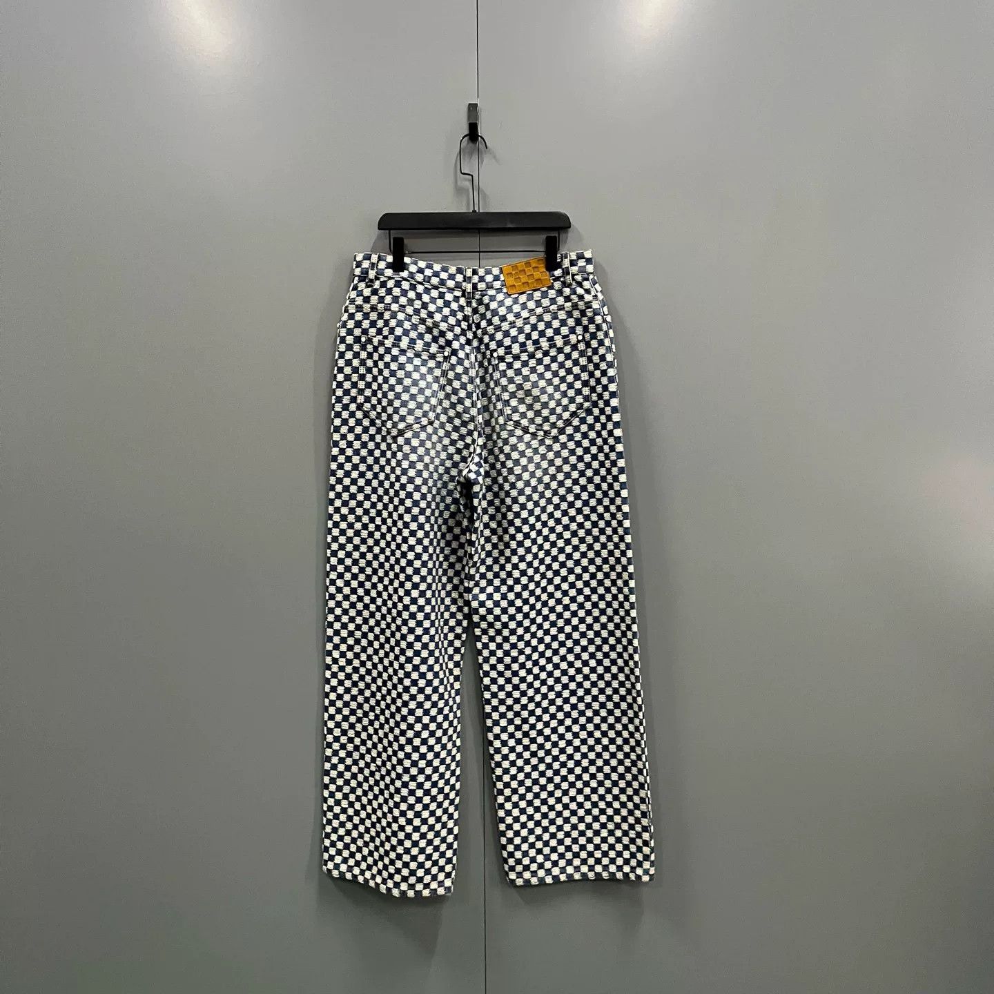 Louis Vuitton Louis Vuitton x Nigo Mini Damier Denim Pants 32 Size US 32 / EU 48 - 3 Thumbnail