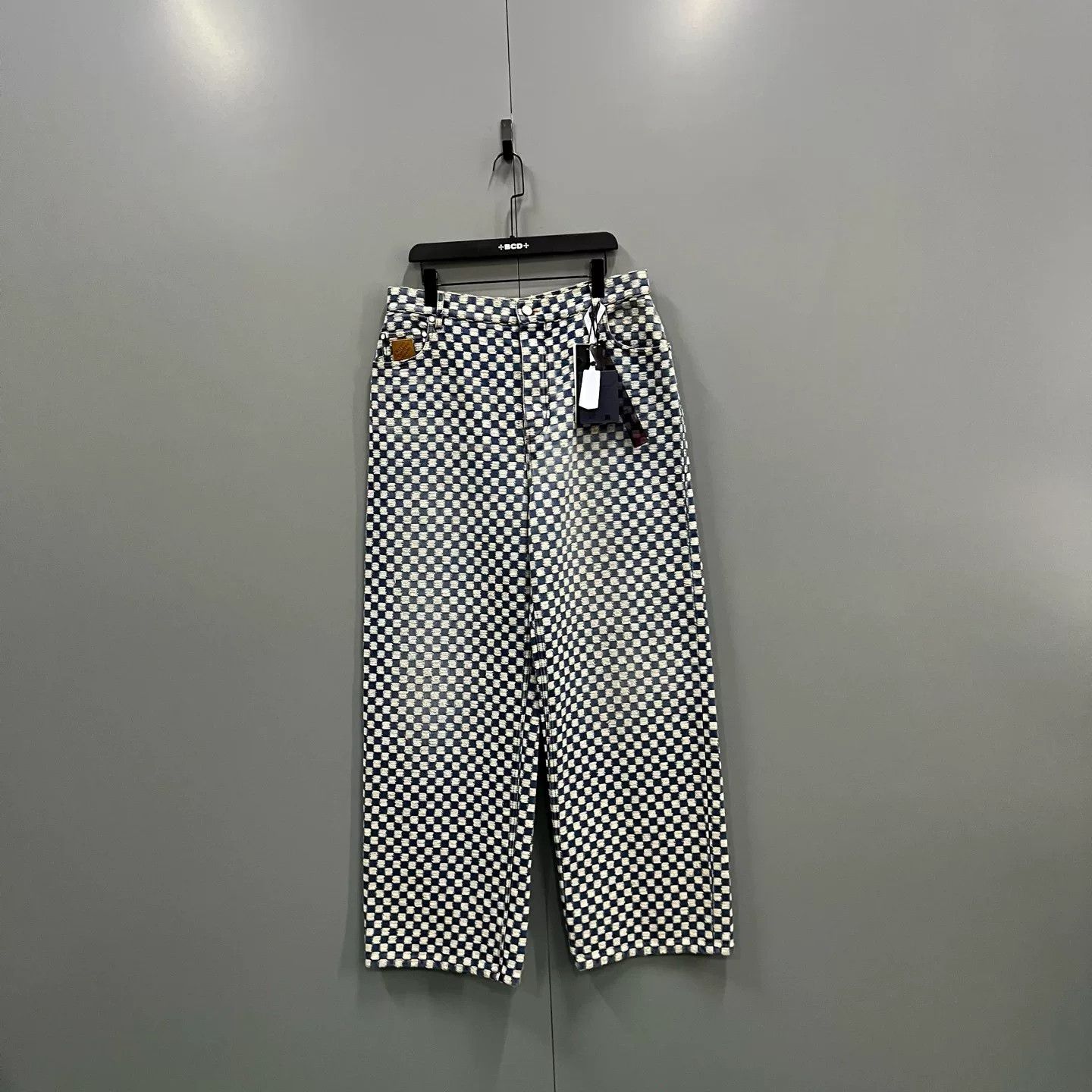 Louis Vuitton Louis Vuitton x Nigo Mini Damier Denim Pants 32 Size US 32 / EU 48 - 2 Thumbnail