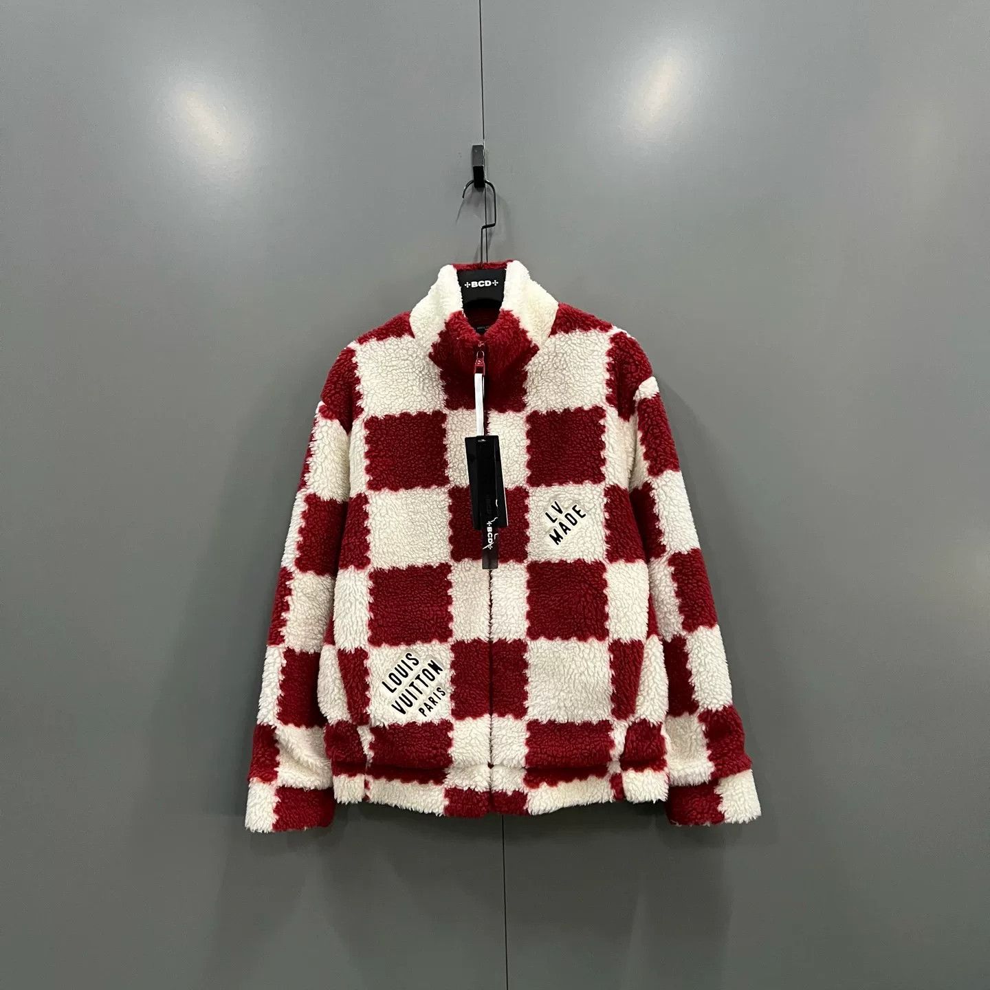 Louis Vuitton Louis Vuitton x Nigo Checkerboard Fleece Jacket L Size US L / EU 52-54 / 3 - 2 Thumbnail