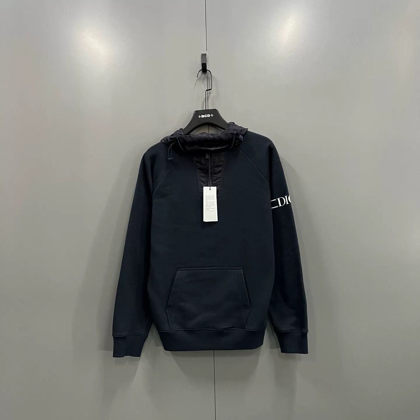 Dior Dior Oblique Detail Half-Zip Hoodie XXS Size US XXS / EU 40 - 2 Thumbnail