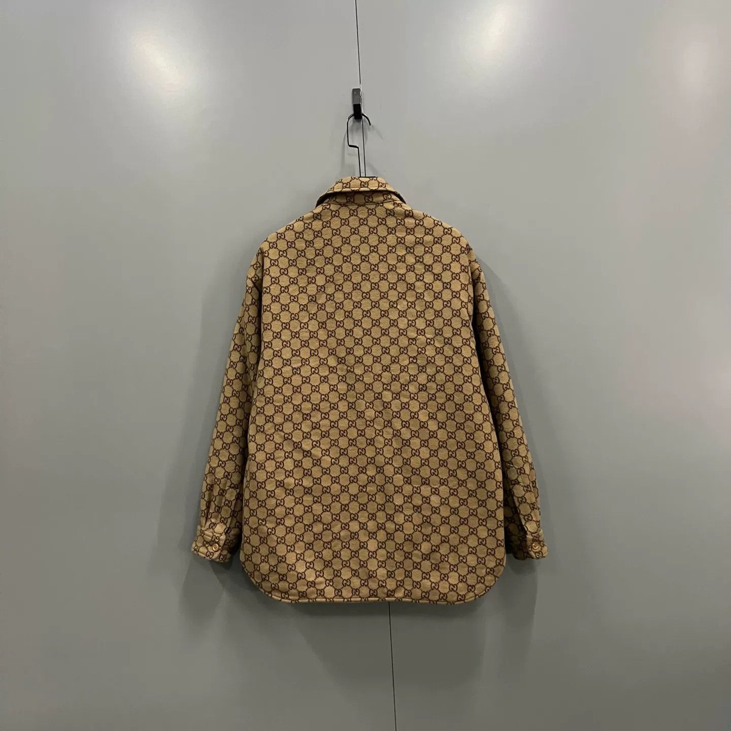 Gucci Gucci GG Monogram Wool Padded Shirt Jacket 48 Size US M / EU 48-50 / 2 - 3 Thumbnail