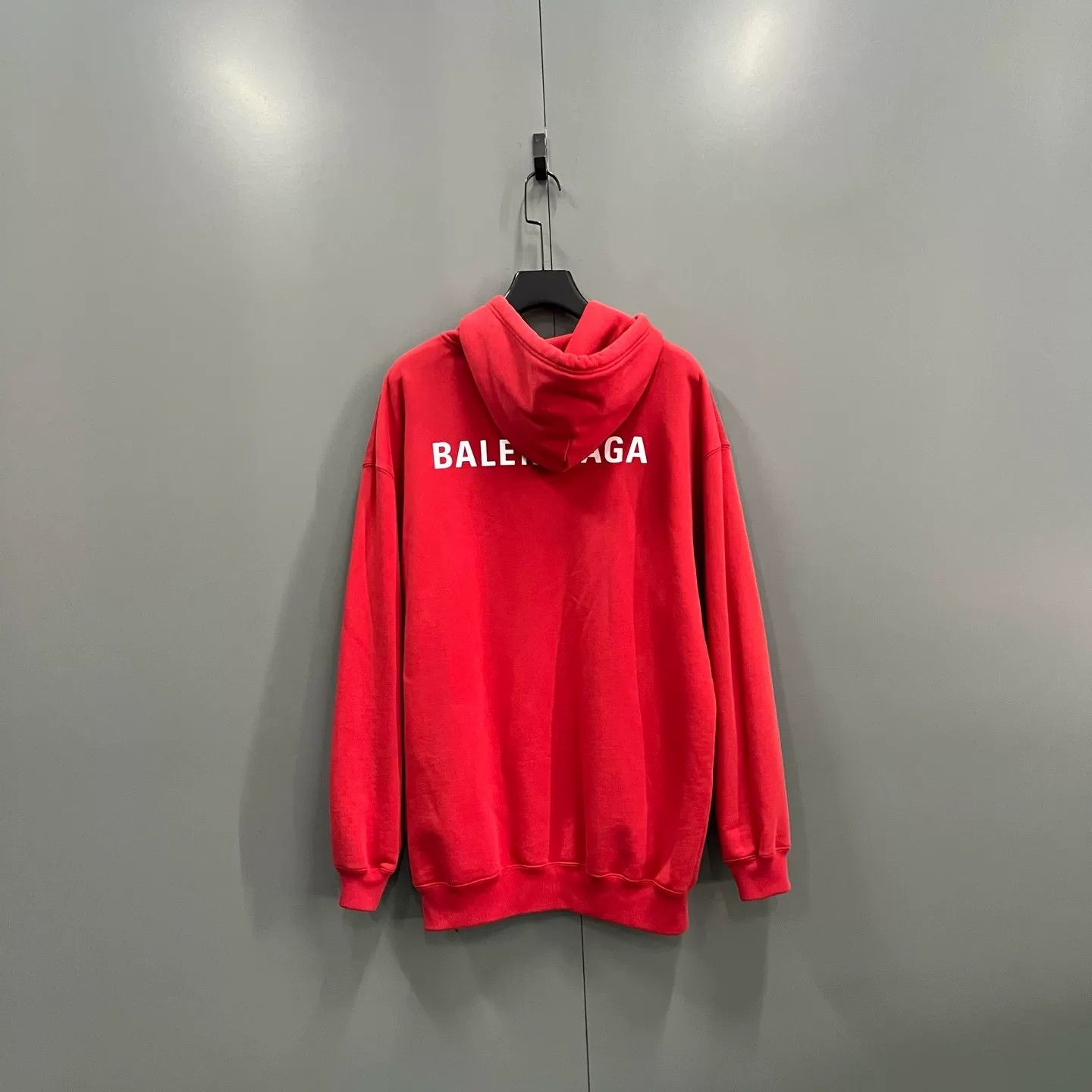Balenciaga Balenciaga Red Back Logo Hoodie Size XS Size US XS / EU 42 / 0 - 3 Thumbnail