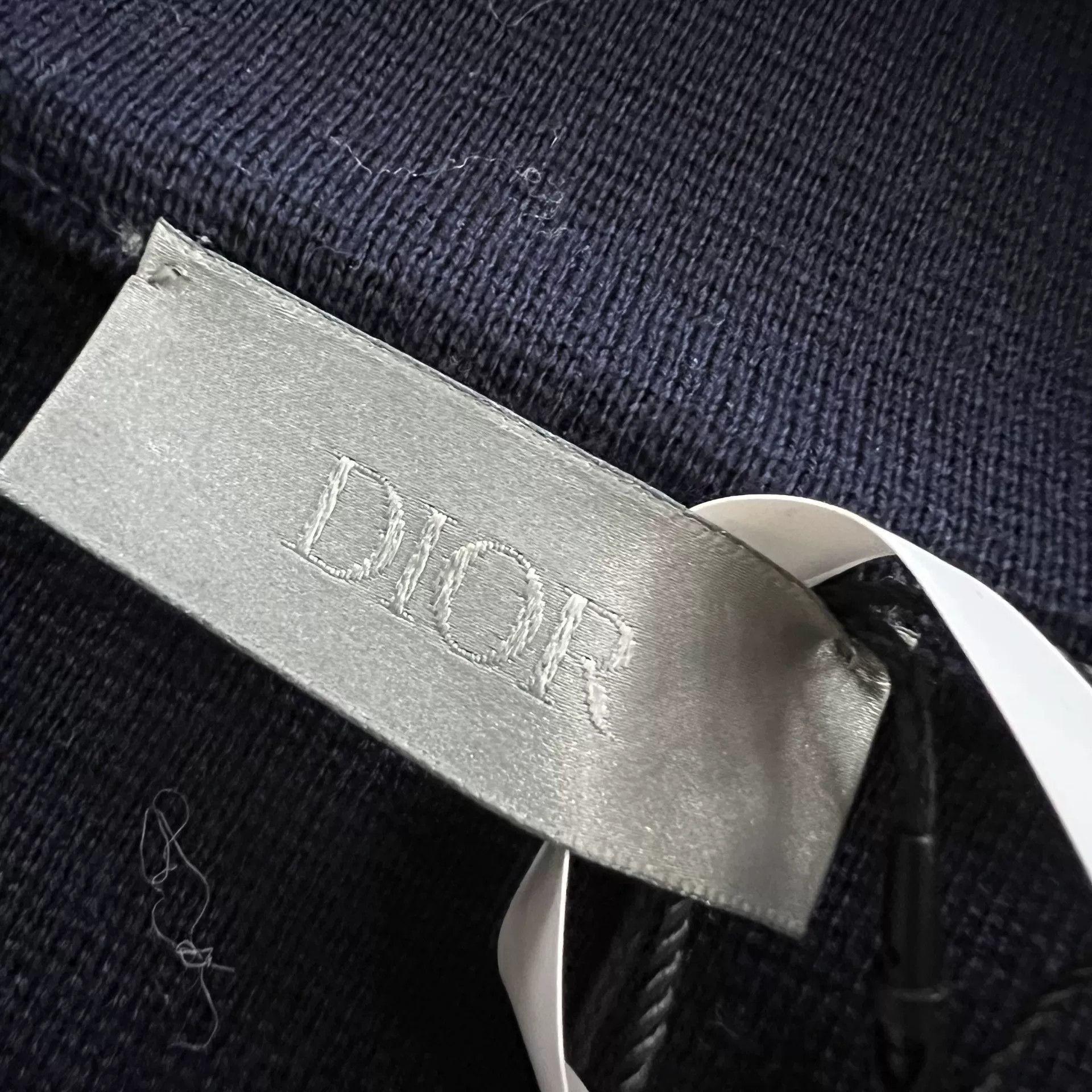 Dior Dior Embroidered Mock Neck T-Shirt XL Size US XL / EU 56 / 4 - 4 Thumbnail