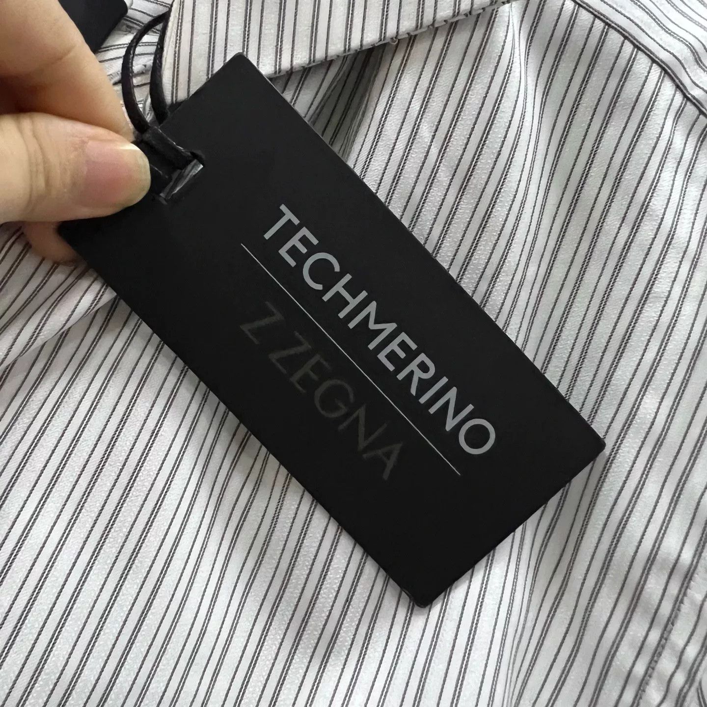 Z Zegna Ermenegildo Zegna Couture Striped Cotton Shirt Size 42 Size US L / EU 52-54 / 3 - 5 Thumbnail