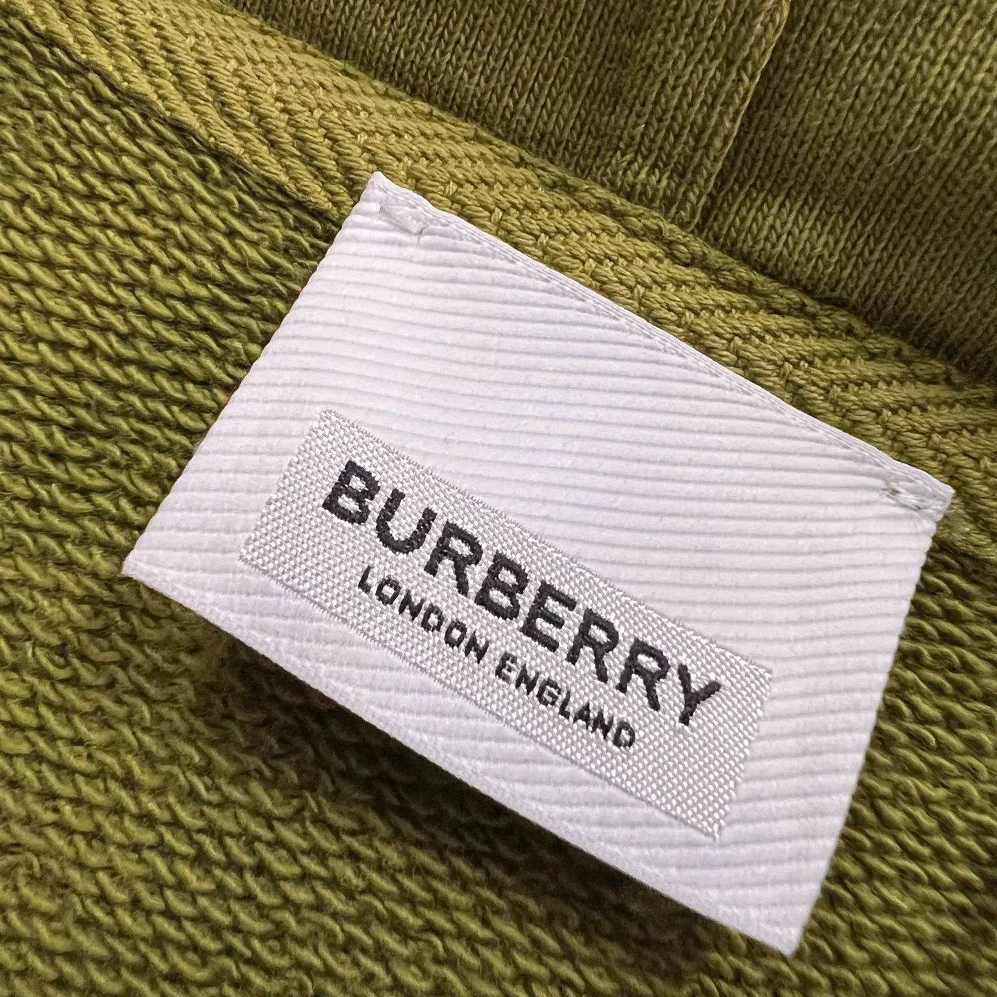 Burberry Burberry Embroidered Logo Hoodie Green Size L Size US L / EU 52-54 / 3 - 4 Thumbnail