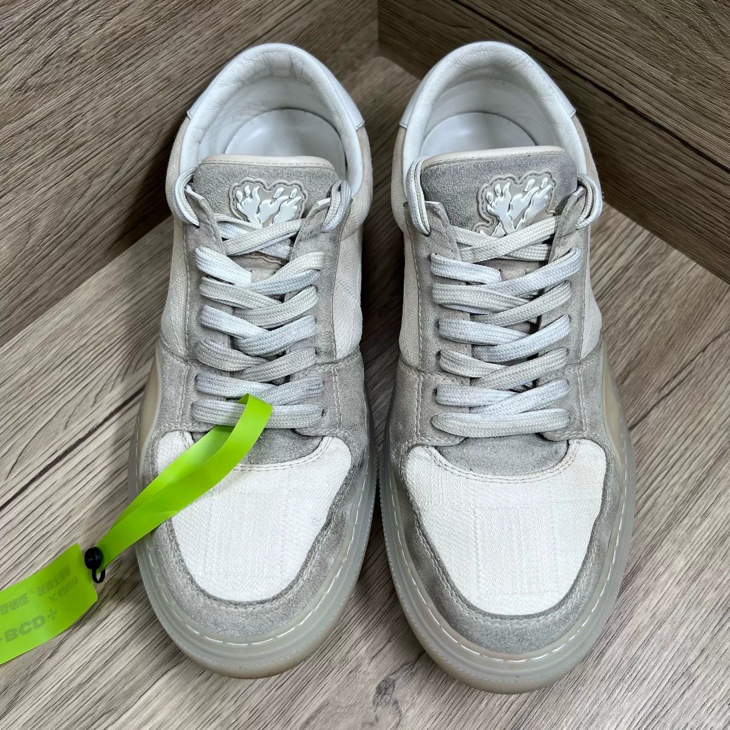 Louis Vuitton Louis Vuitton Ollie Denim Low-Top Sneakers 7.5 Size US 8.5 / EU 41-42 - 3 Thumbnail