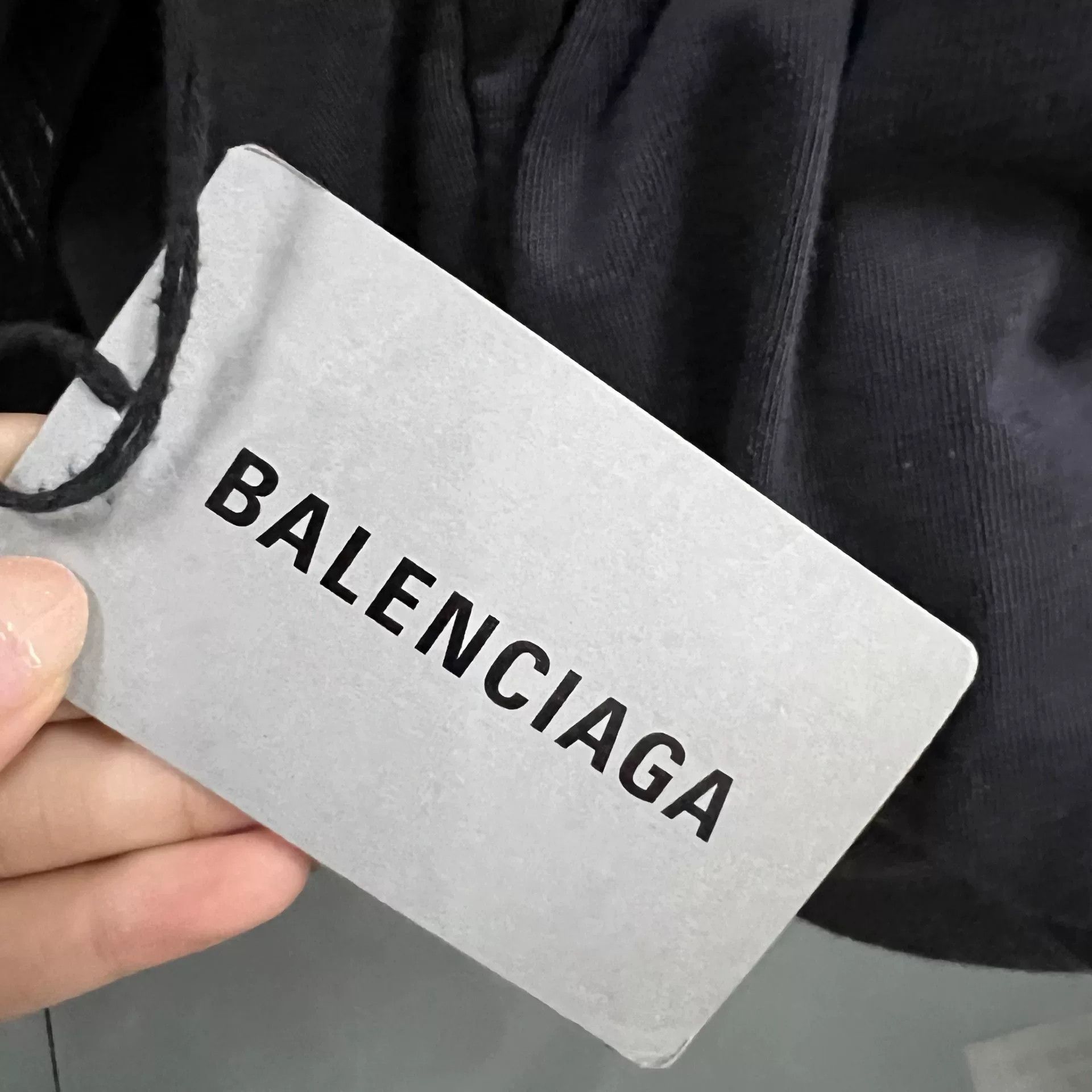 Balenciaga Balenciaga Back Logo Denim Hooded Jacket S Size US S / EU 44-46 / 1 - 5 Thumbnail