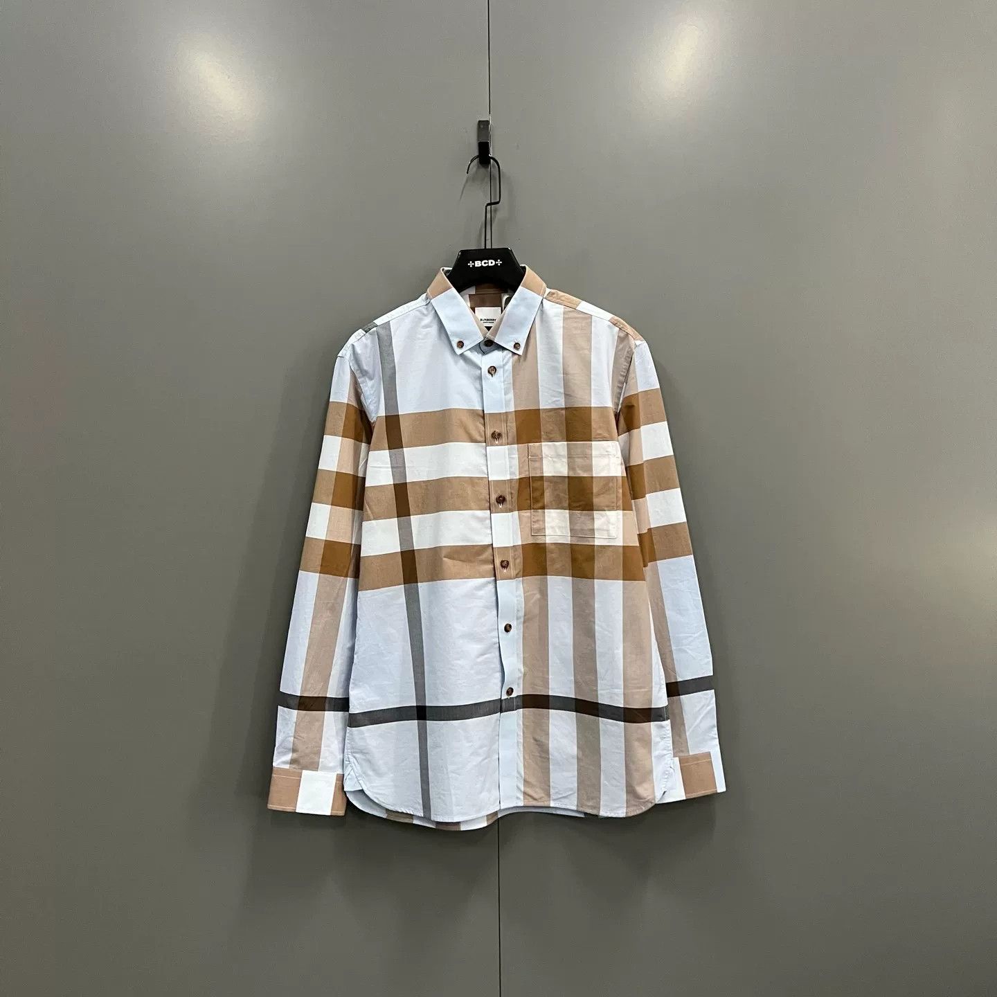 Burberry Burberry Colorblock Check Shirt Size L Size US L / EU 52-54 / 3 - 2 Thumbnail