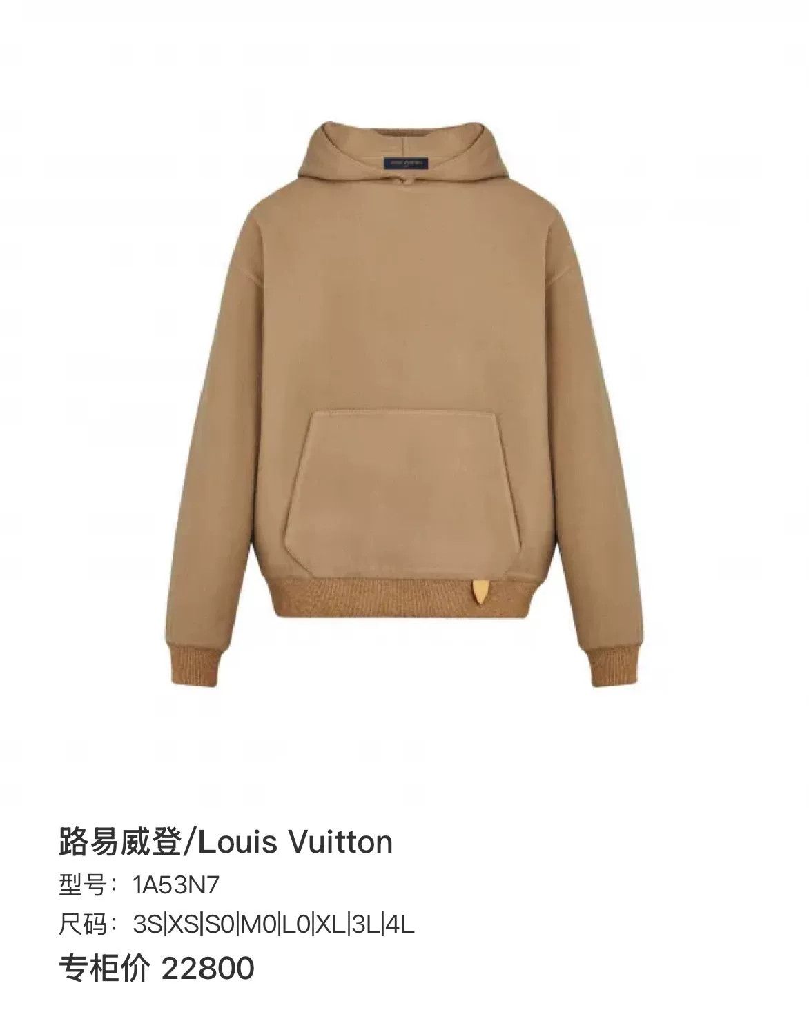 Louis Vuitton Louis Vuitton Wool Pullover Hoodie XS Size US XS / EU 42 / 0 - 6 Thumbnail