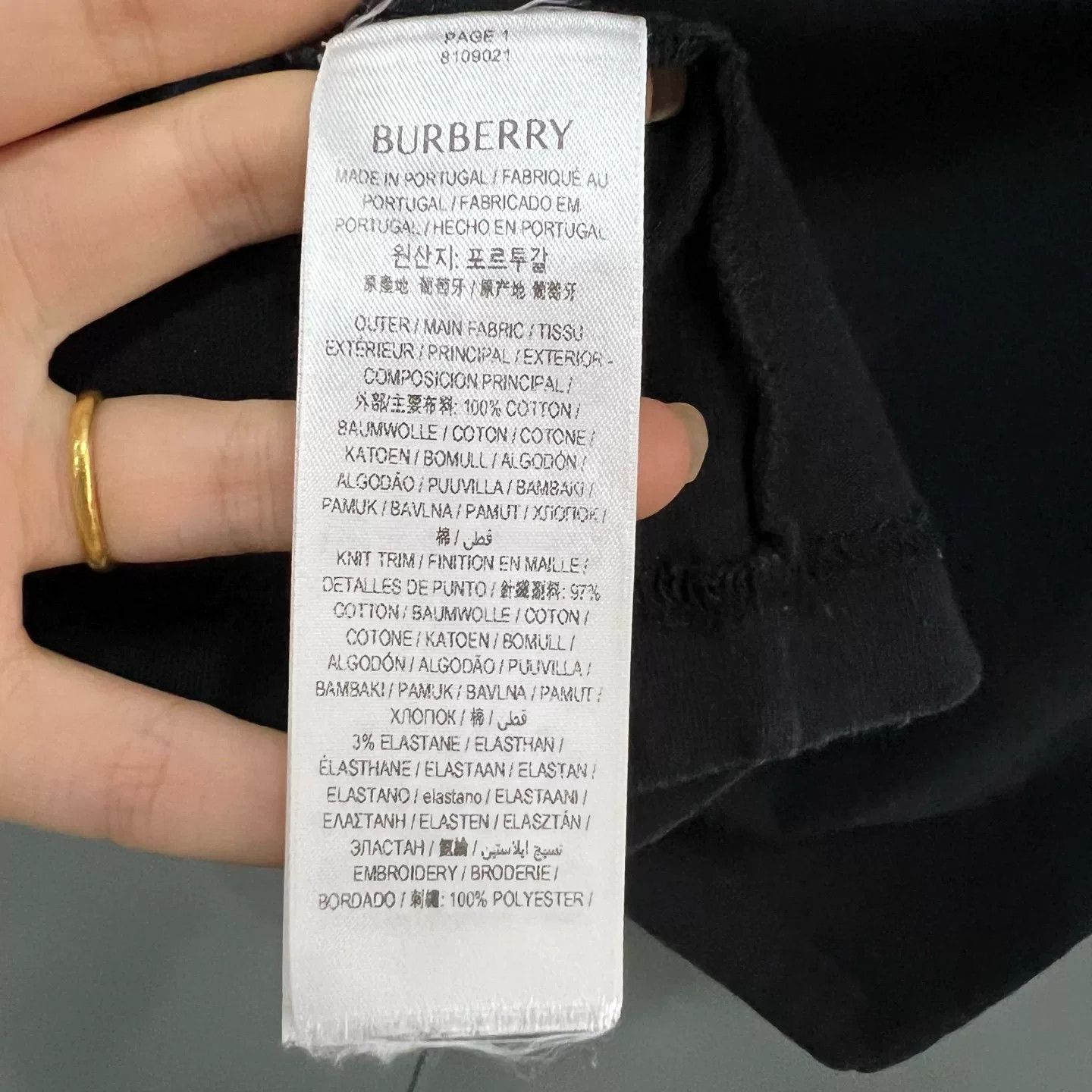 Burberry Burberry EKD Embroidered Logo T-Shirt XL Size US XL / EU 56 / 4 - 5 Thumbnail