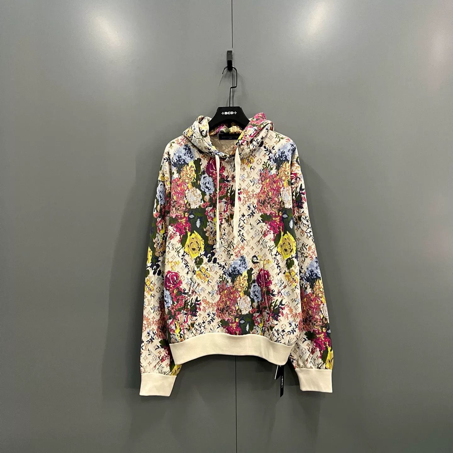 Louis Vuitton Louis Vuitton Floral Monogram Hoodie Size L Size US L / EU 52-54 / 3 - 2 Thumbnail