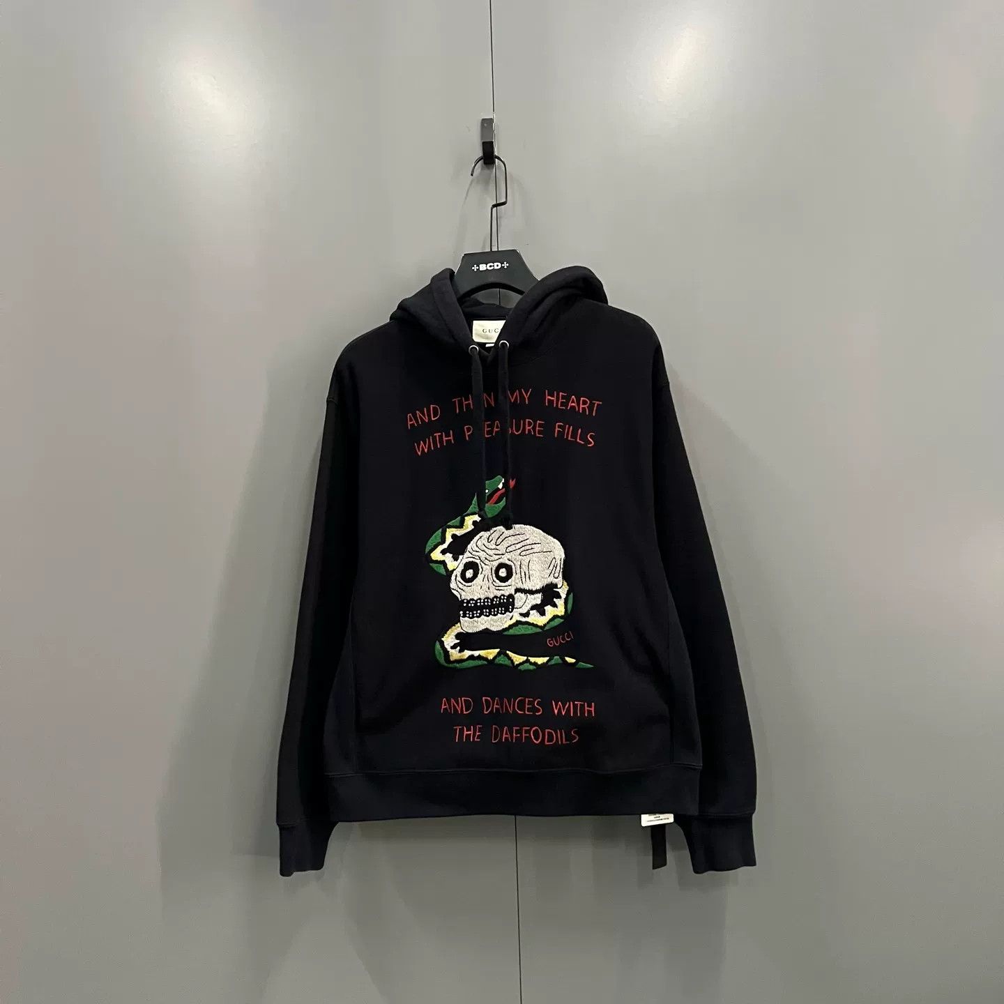 Gucci Gucci Skull Snake Embroidery Hoodie M Size US M / EU 48-50 / 2 - 2 Thumbnail