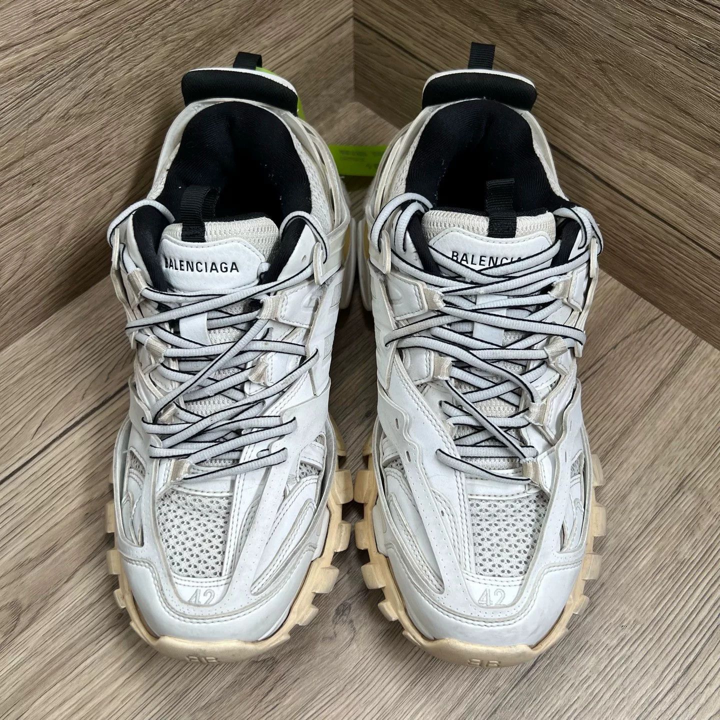 Balenciaga Balenciaga White Track Sneakers 42 Size US 9 / EU 42 - 3 Thumbnail