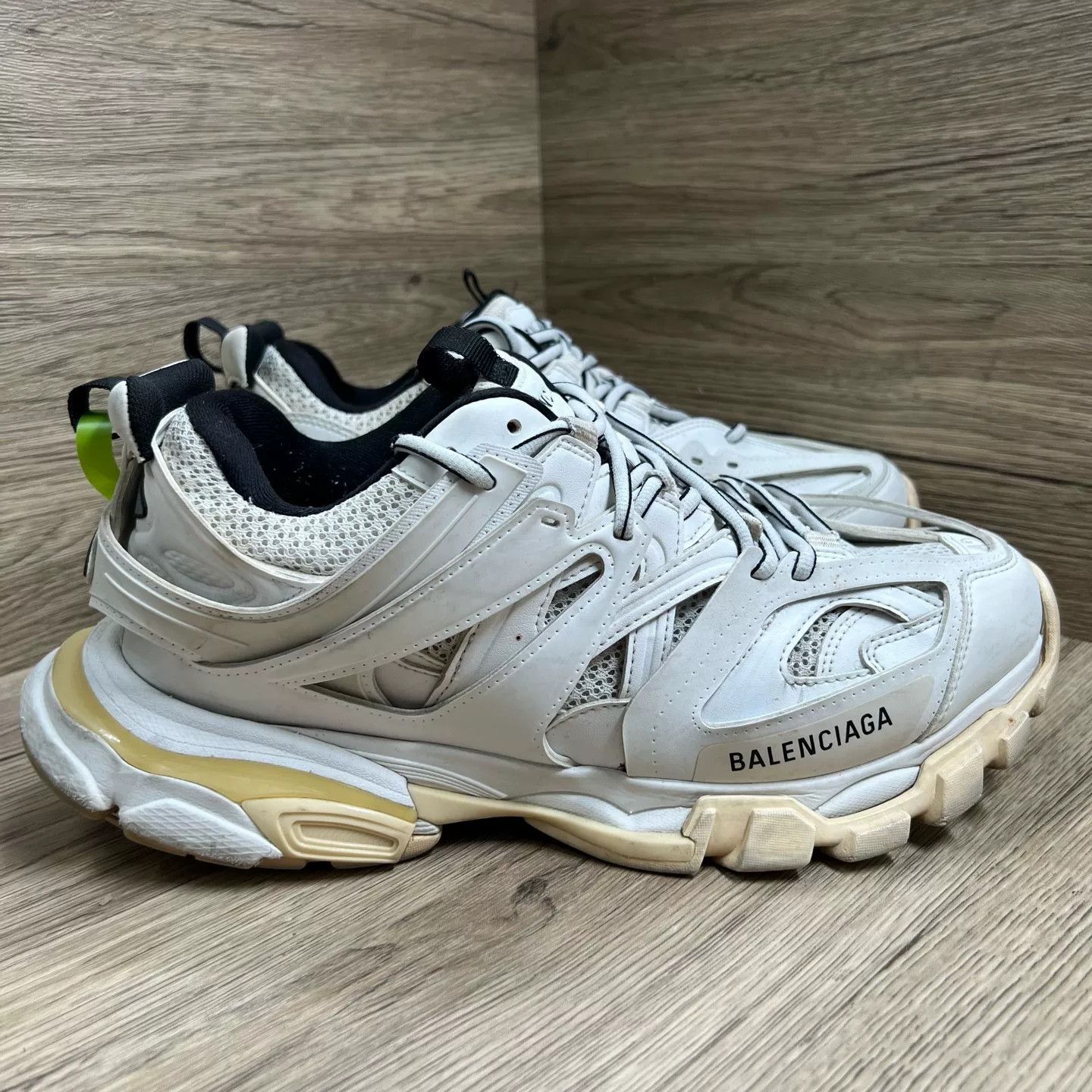 Balenciaga Balenciaga White Track Sneakers 42 Size US 9 / EU 42 - 4 Thumbnail