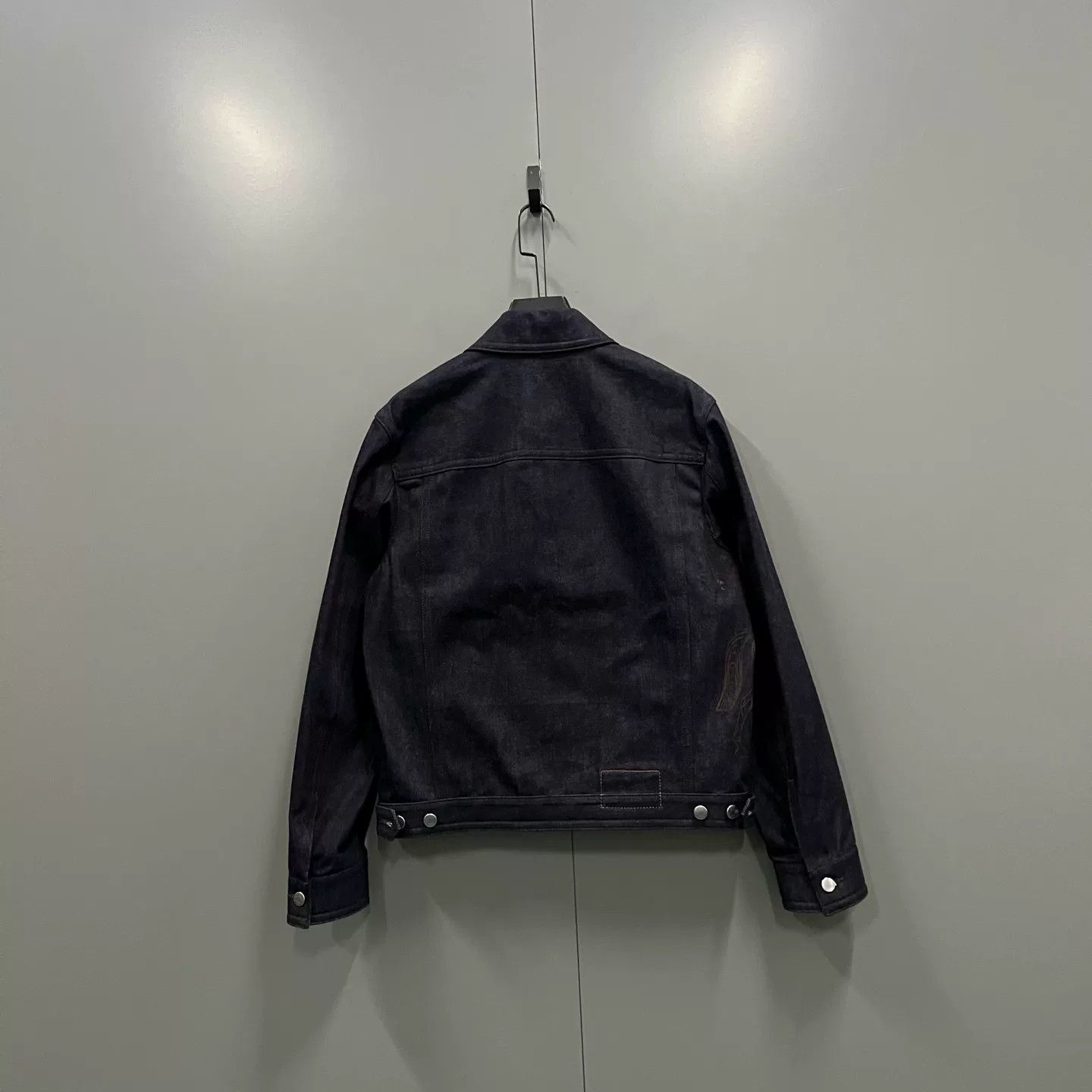 Hermes Hermes Embroidered Logo Denim Jacket 48 Size US M / EU 48-50 / 2 - 3 Thumbnail
