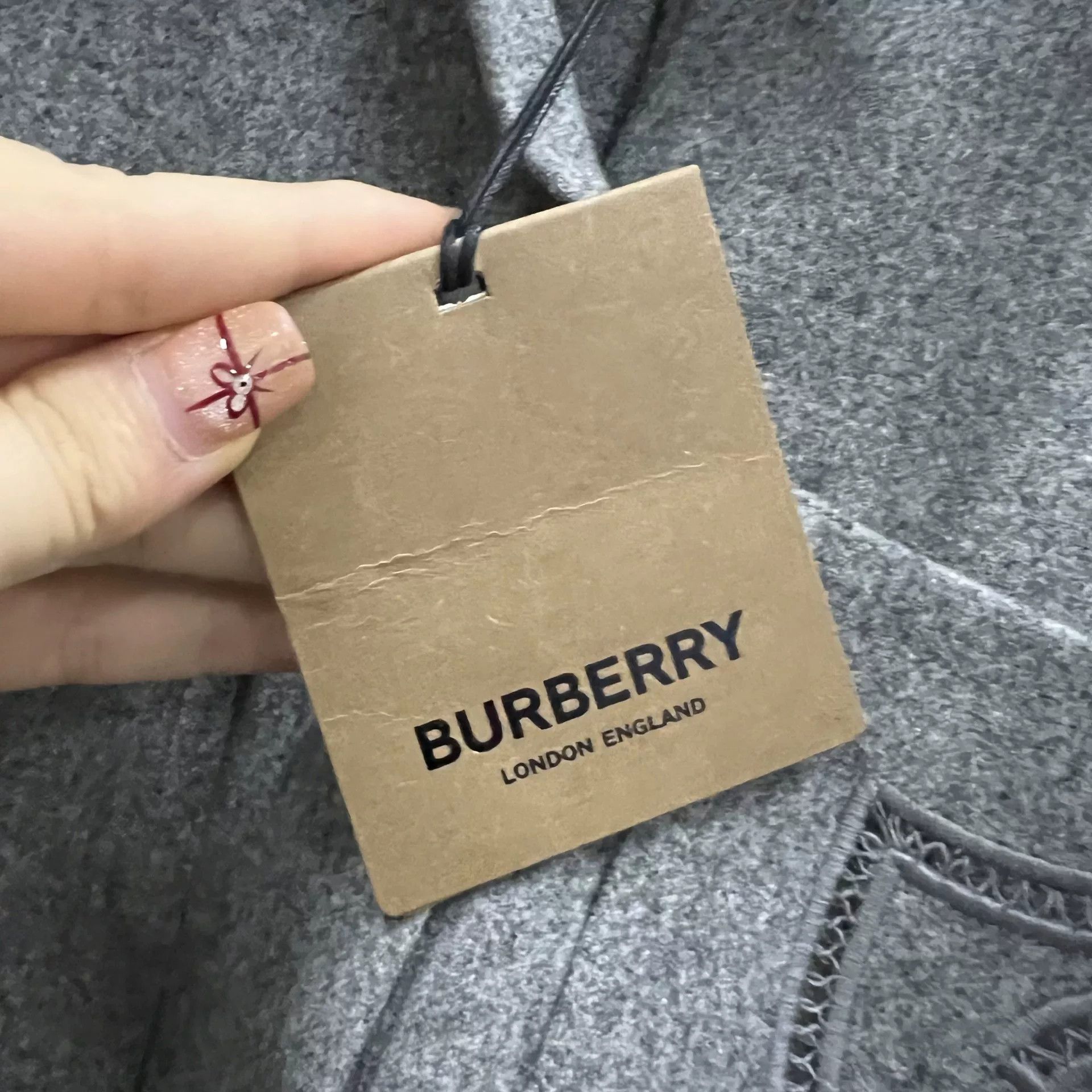 Burberry Burberry Gray Wool Embroidered Shirt UK 34 Size US XS / EU 42 / 0 - 6 Thumbnail
