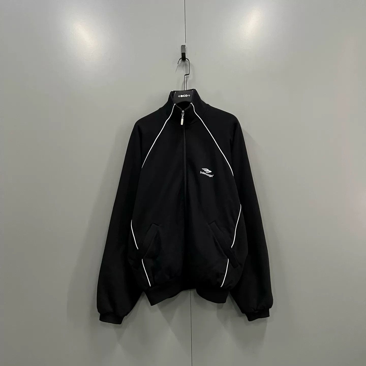 Balenciaga Balenciaga Logo Piping Zip-Up Track Jacket Size 2 Size US M / EU 48-50 / 2 - 2 Thumbnail