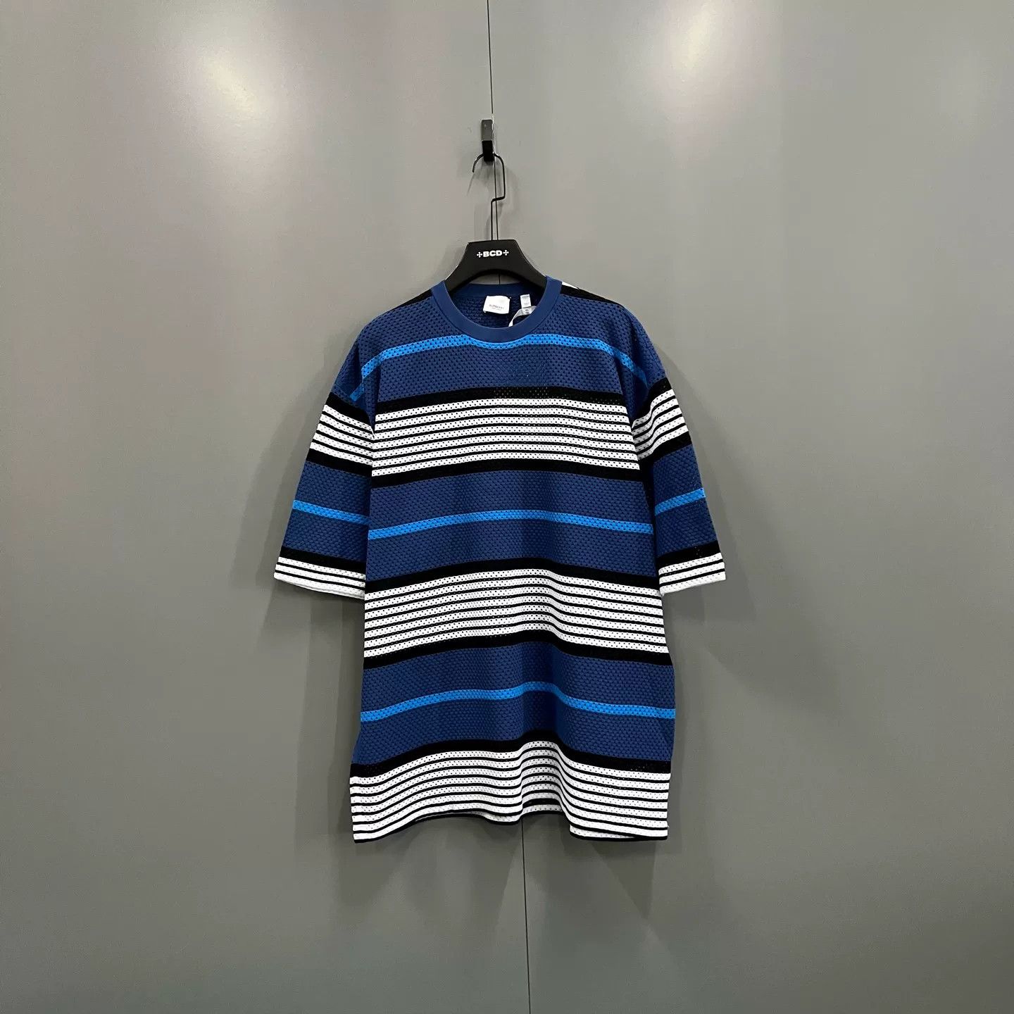 Burberry Burberry Striped Mesh T-Shirt S Size US S / EU 44-46 / 1 - 2 Thumbnail