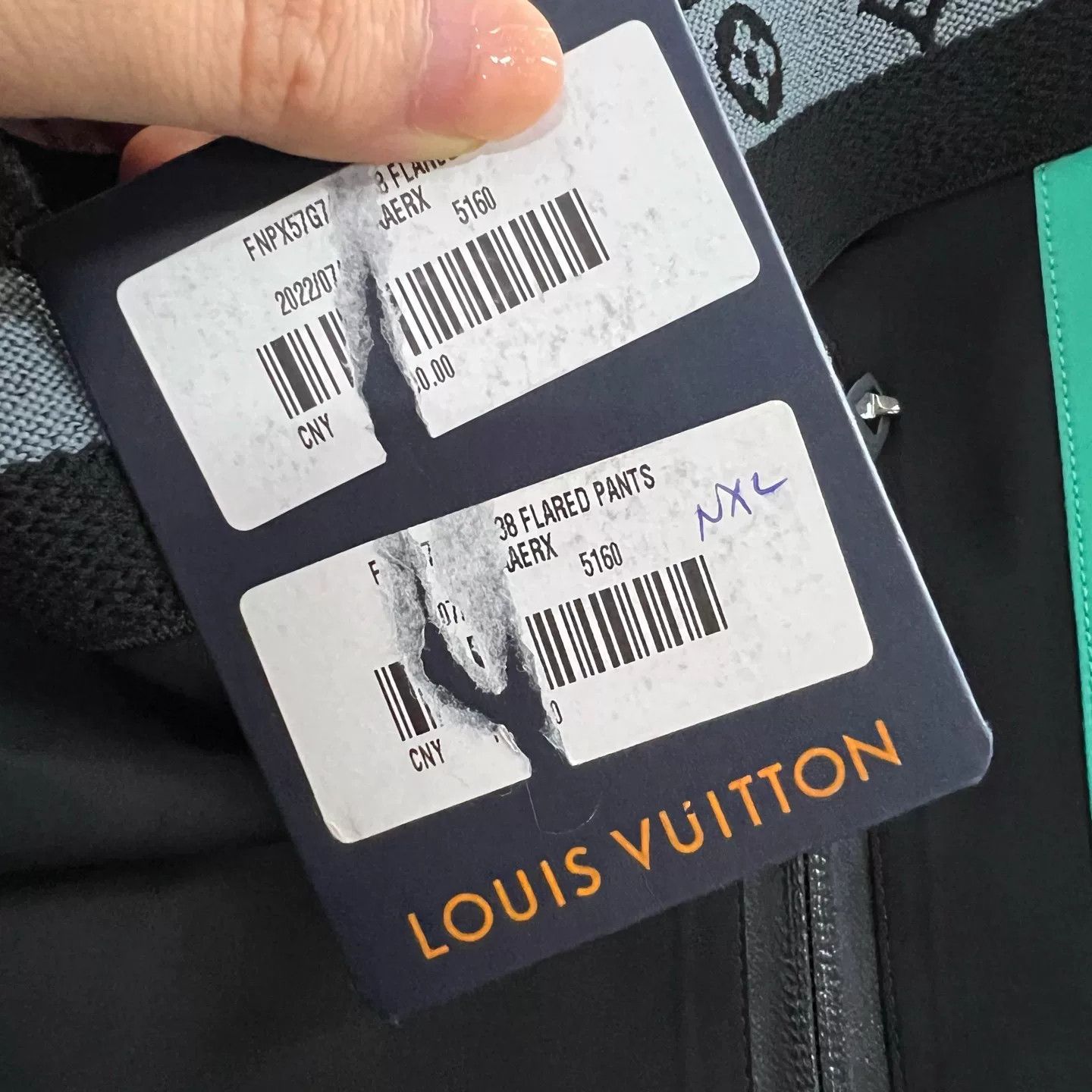 Louis Vuitton Louis Vuitton Monogram Waist Two-Tone Flared Pants 38 Size 27" / US 4 / IT 40 - 6 Thumbnail
