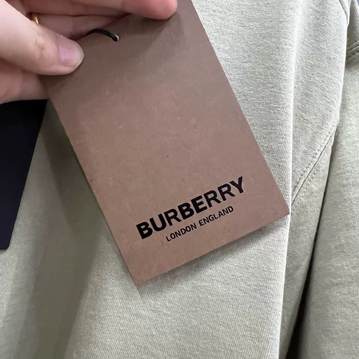 Burberry Burberry Sage Green Knight Embroidery T-Shirt XXS Size US XXS / EU 40 - 5 Thumbnail