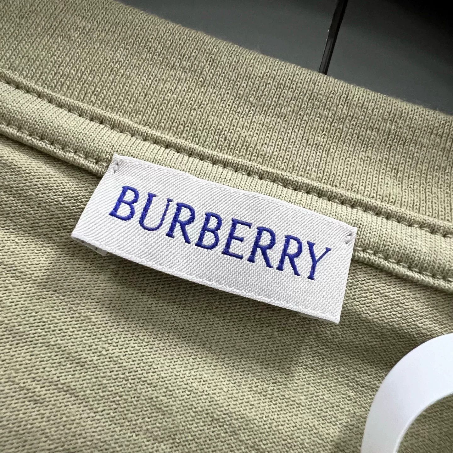 Burberry Burberry Sage Green Knight Embroidery T-Shirt XXS Size US XXS / EU 40 - 4 Thumbnail