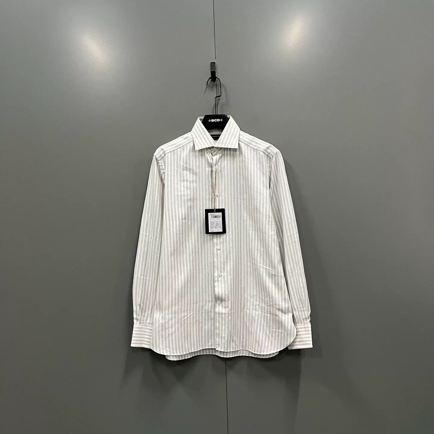 Ermenegildo Zegna Zegna Couture Striped Dress Shirt Size 40 Size US M / EU 48-50 / 2 - 2 Thumbnail