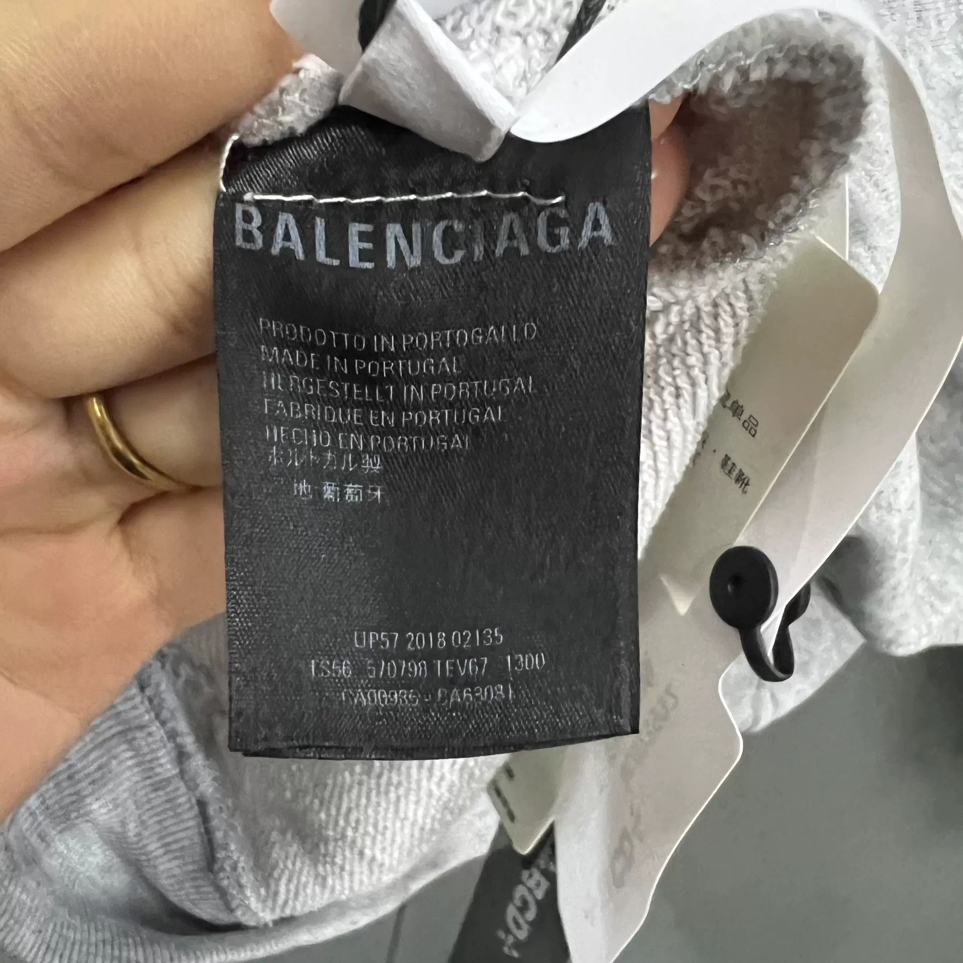 Balenciaga Balenciaga Back Logo Hoodie Size S Size US S / EU 44-46 / 1 - 5 Thumbnail