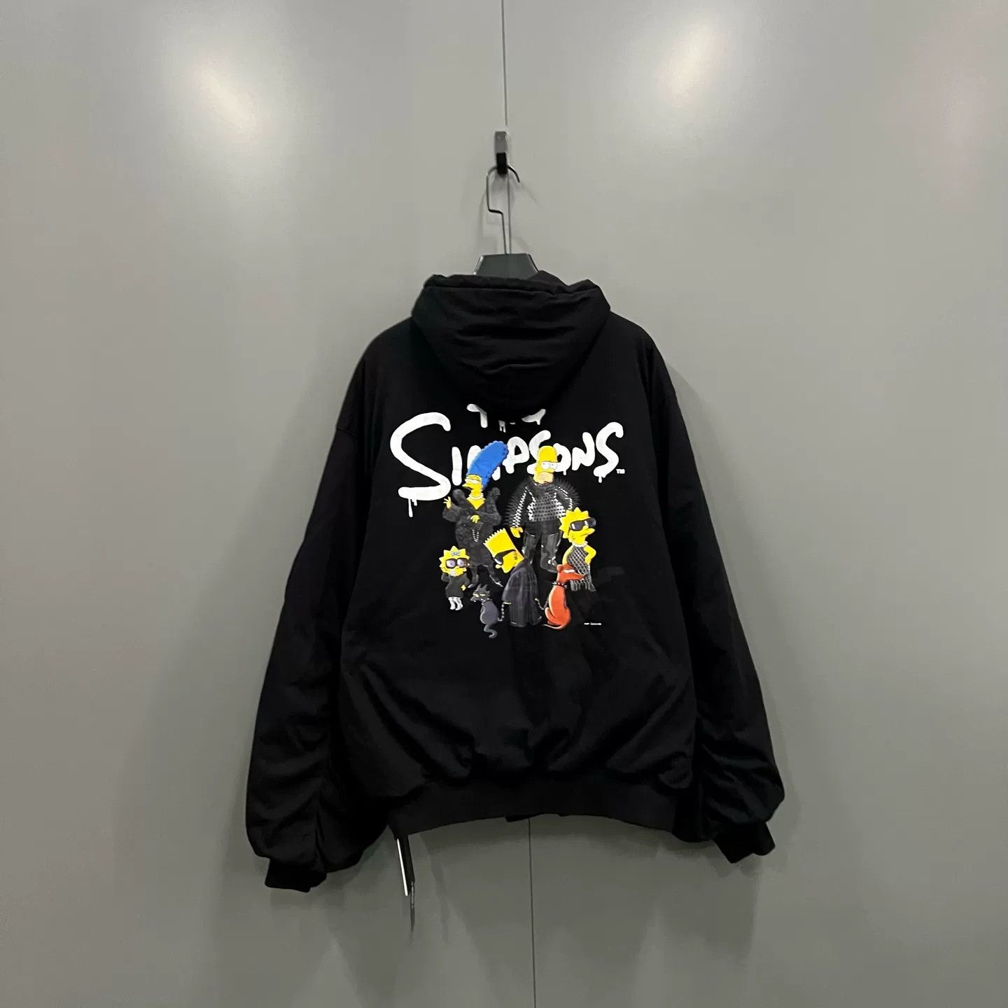Balenciaga Balenciaga The Simpsons Graphic Hooded Jacket S Size US S / EU 44-46 / 1 - 3 Thumbnail