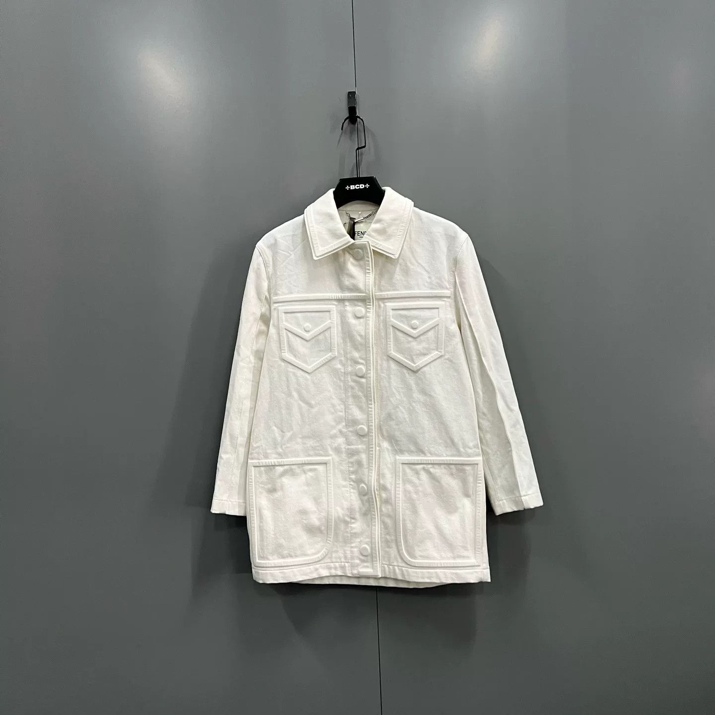 Fendi Fendi Off-White Denim Jacket IT 38 Size XS / US 0-2 / IT 36-38 - 2 Thumbnail