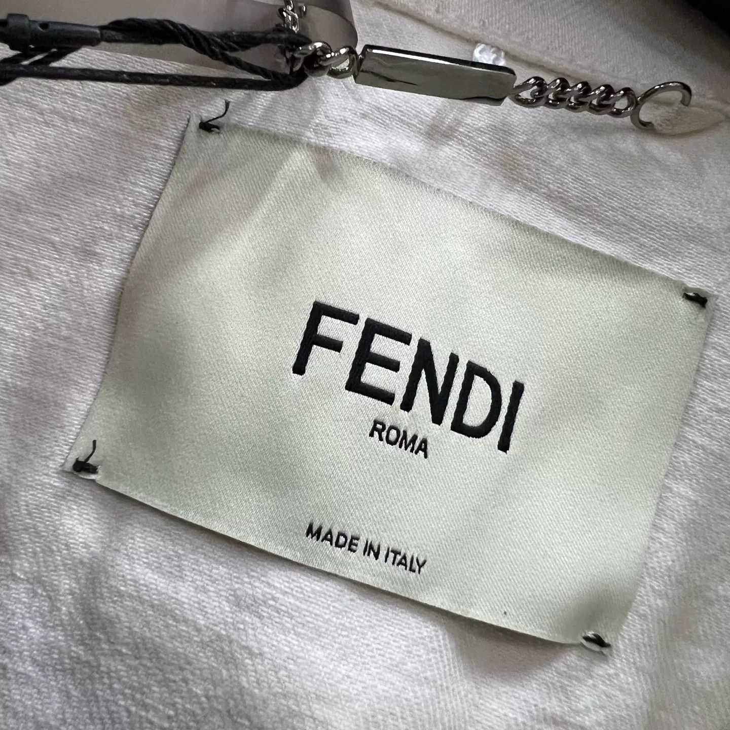 Fendi Fendi Off-White Denim Jacket IT 38 Size XS / US 0-2 / IT 36-38 - 4 Thumbnail