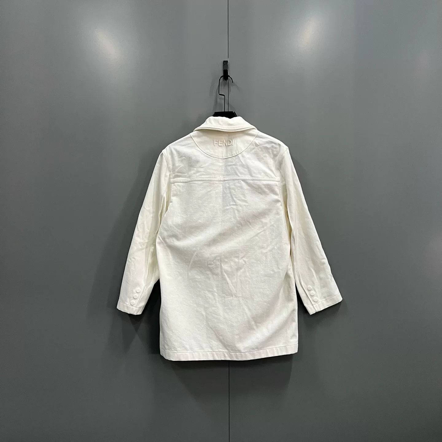 Fendi Fendi Off-White Denim Jacket IT 38 Size XS / US 0-2 / IT 36-38 - 3 Thumbnail