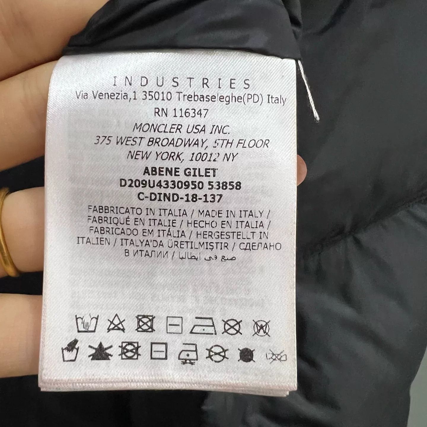 Moncler Moncler x Fragment Abene Gilet Puffer Vest Size 5 Size US XXL / EU 58 / 5 - 5 Thumbnail