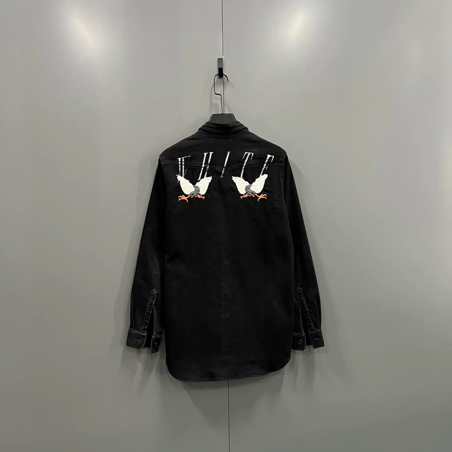 Off-White Off-White Bird Graphic Denim Shirt S Size US S / EU 44-46 / 1 - 3 Thumbnail