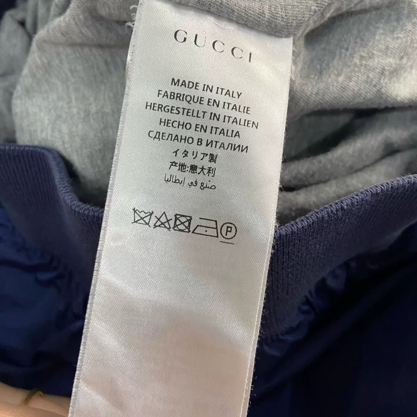 Gucci Gucci Navy Logo Patch Zip Jacket 48 Size US M / EU 48-50 / 2 - 5 Thumbnail
