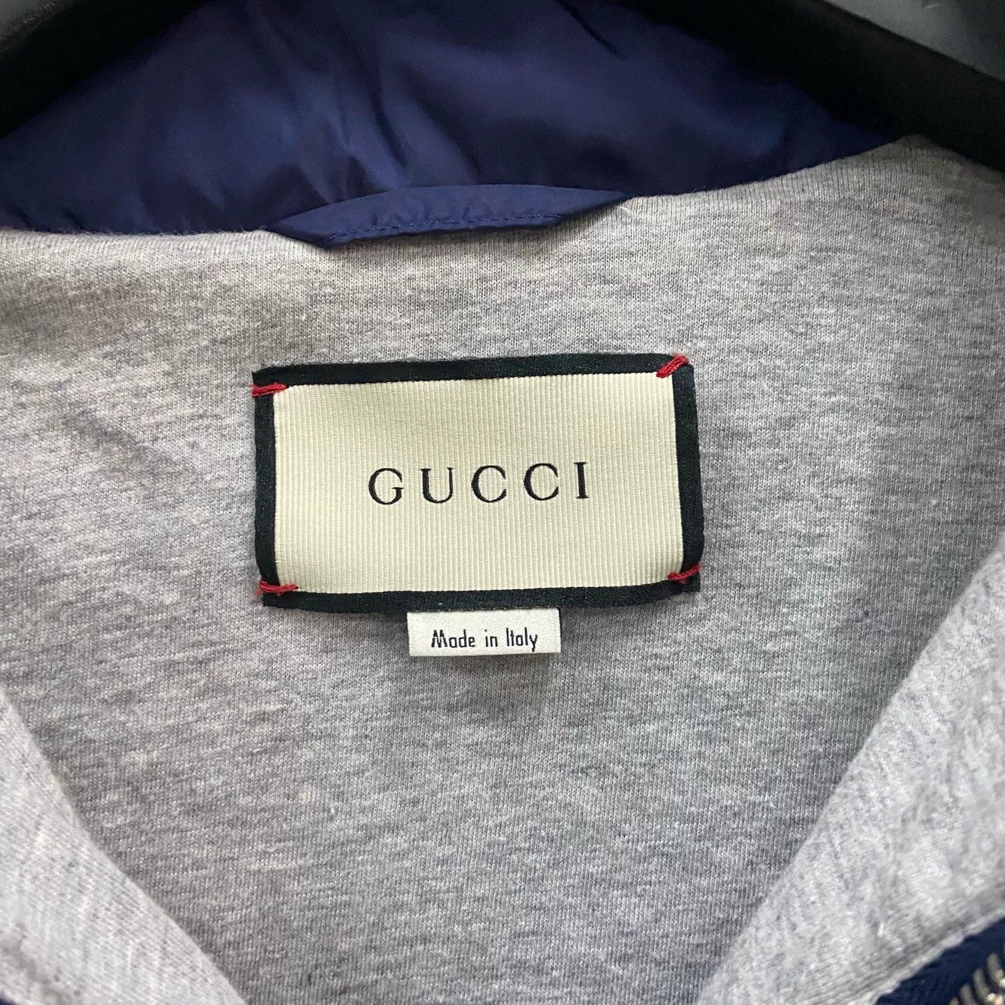Gucci Gucci Navy Logo Patch Zip Jacket 48 Size US M / EU 48-50 / 2 - 4 Thumbnail