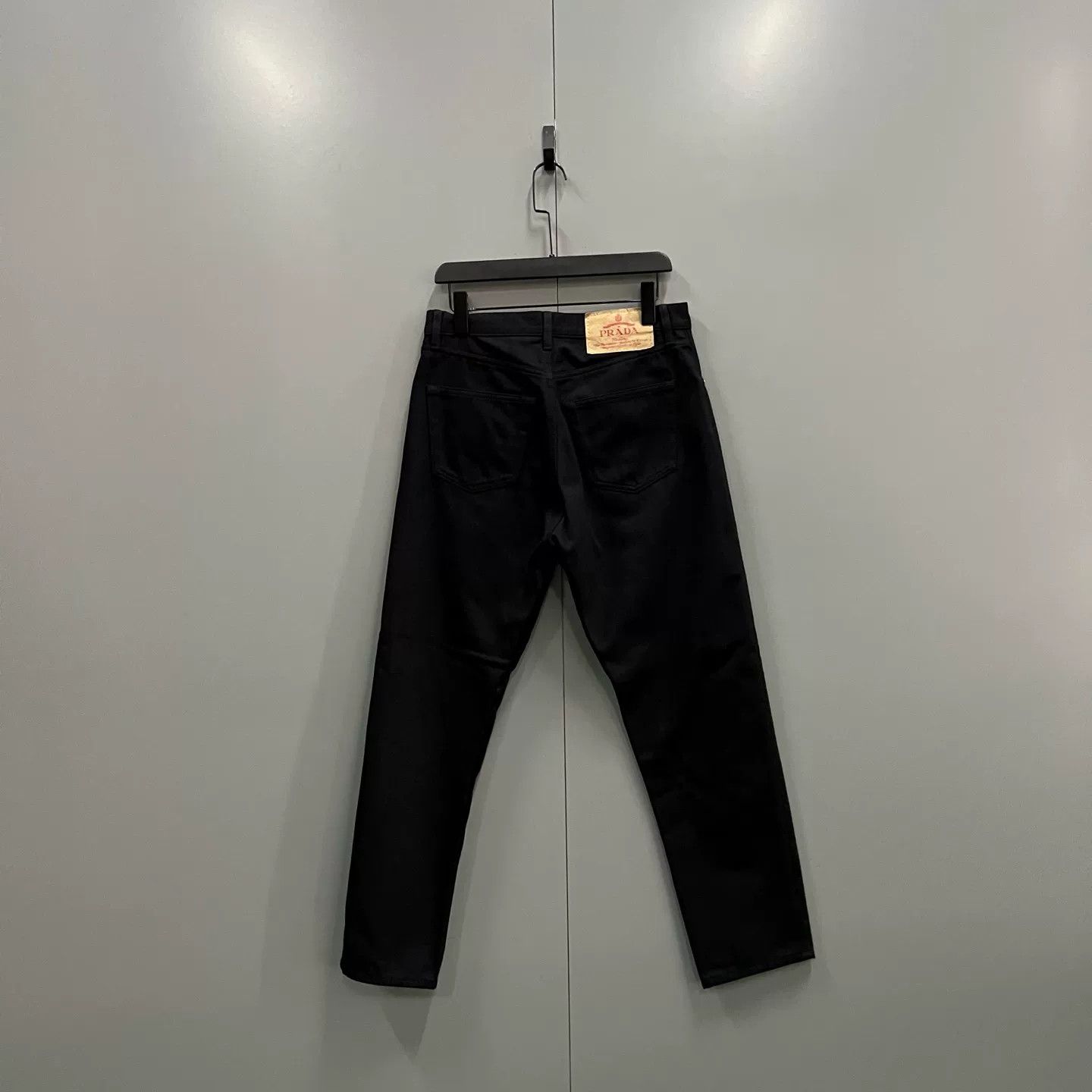 Prada Prada Triangle Logo Black Denim Jeans 30 Size US 30 / EU 46 - 3 Thumbnail