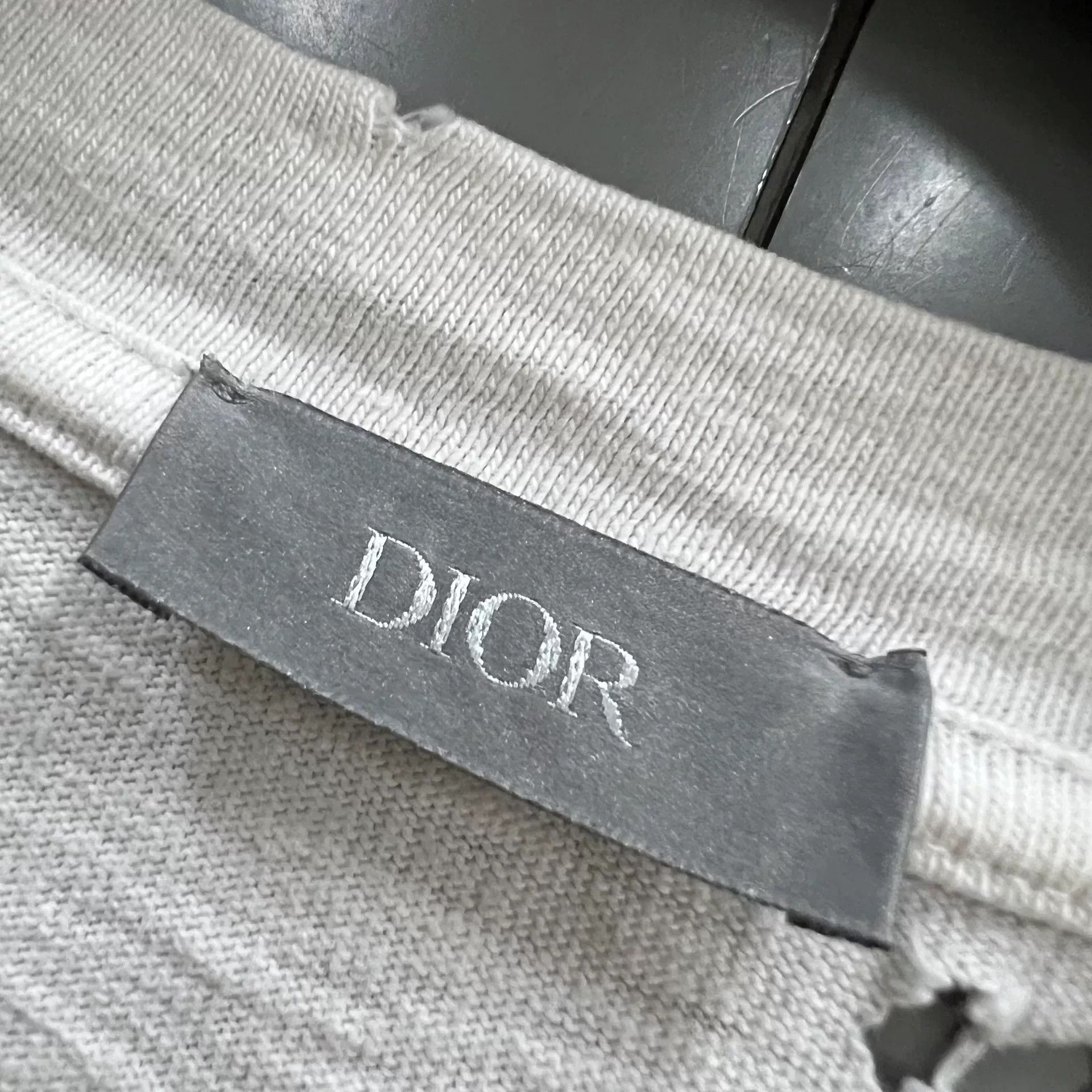 Dior Dior Distressed Logo T-Shirt XXL Size US XXL / EU 58 / 5 - 4 Thumbnail