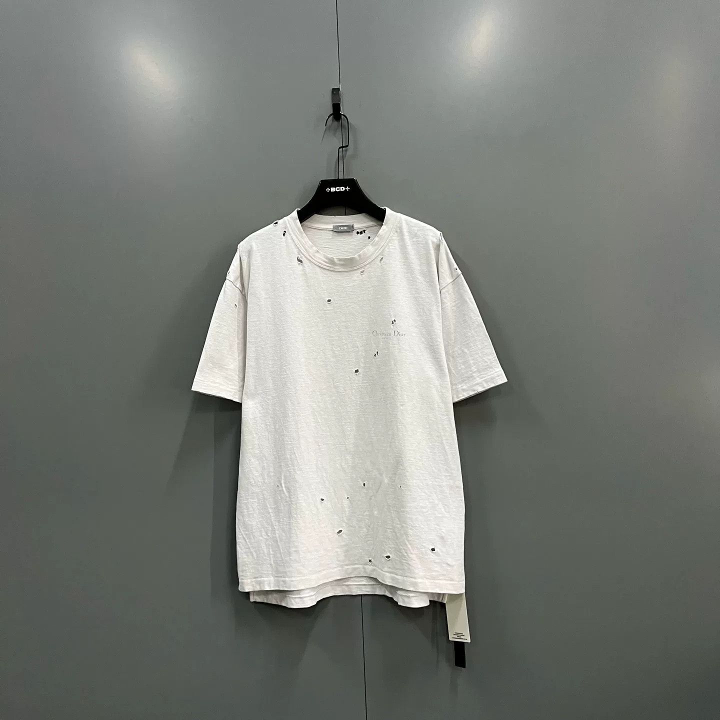 Dior Dior Distressed Logo T-Shirt XXL Size US XXL / EU 58 / 5 - 2 Thumbnail