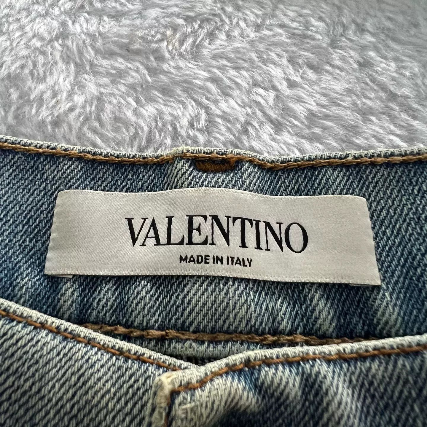Valentino Valentino Blue Washed Denim Jeans 27 Size 27" / US 4 / IT 40 - 4 Thumbnail