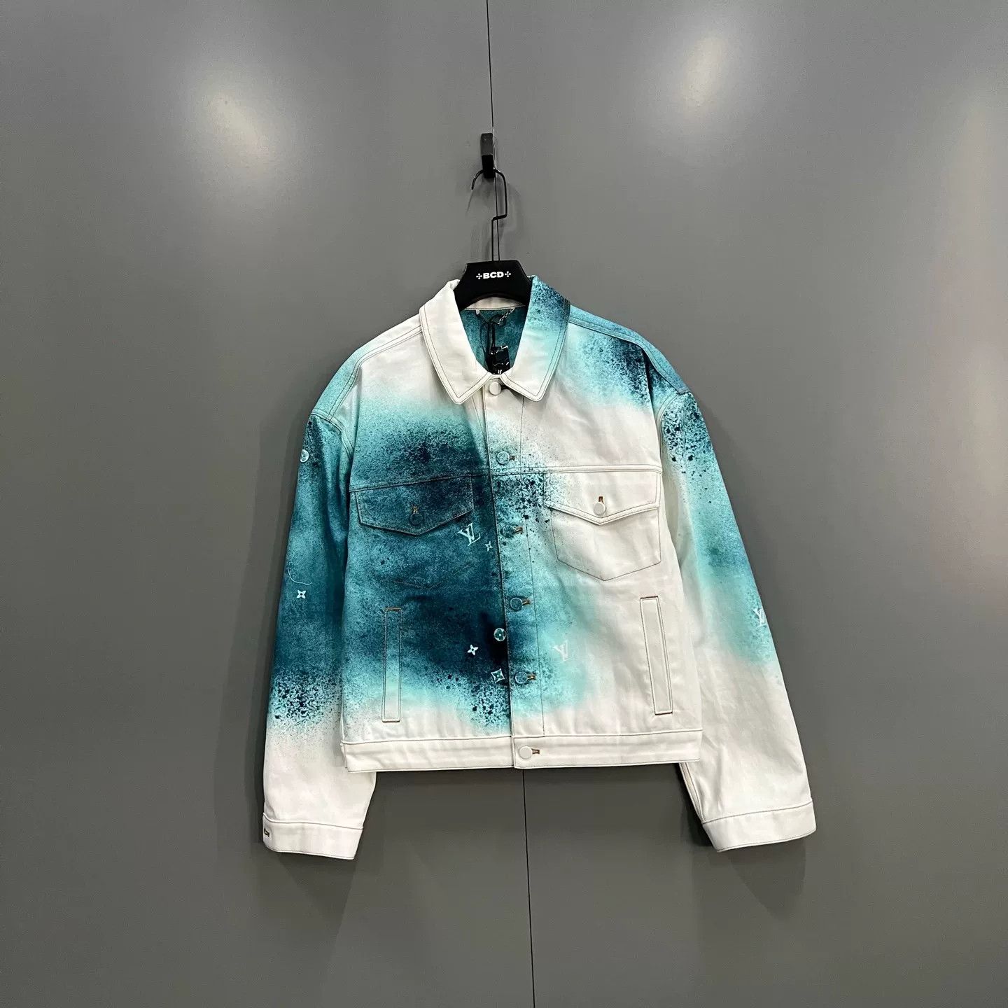 Louis Vuitton Louis Vuitton Spray Monogram Denim Jacket 50 Size US M / EU 48-50 / 2 - 2 Thumbnail