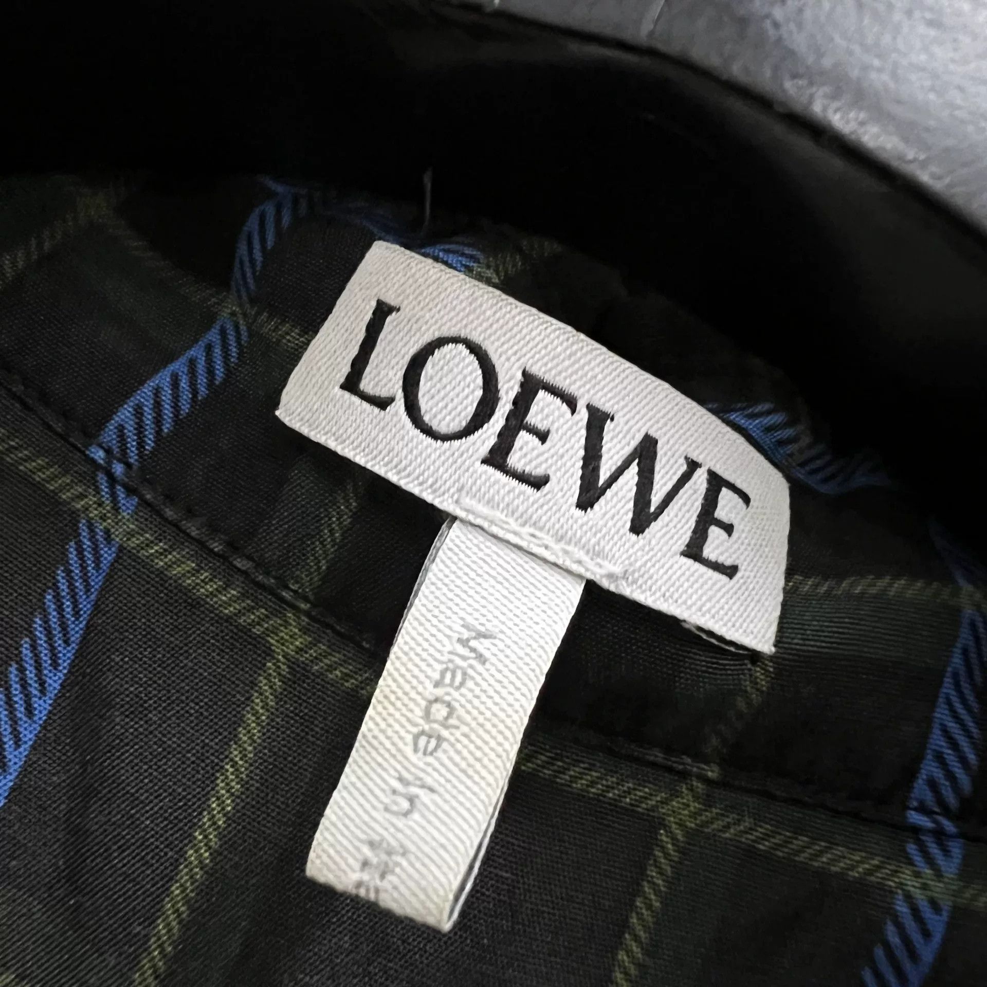 Loewe Loewe Plaid Silk Blend Button Up Shirt 41 Size US L / EU 52-54 / 3 - 4 Thumbnail