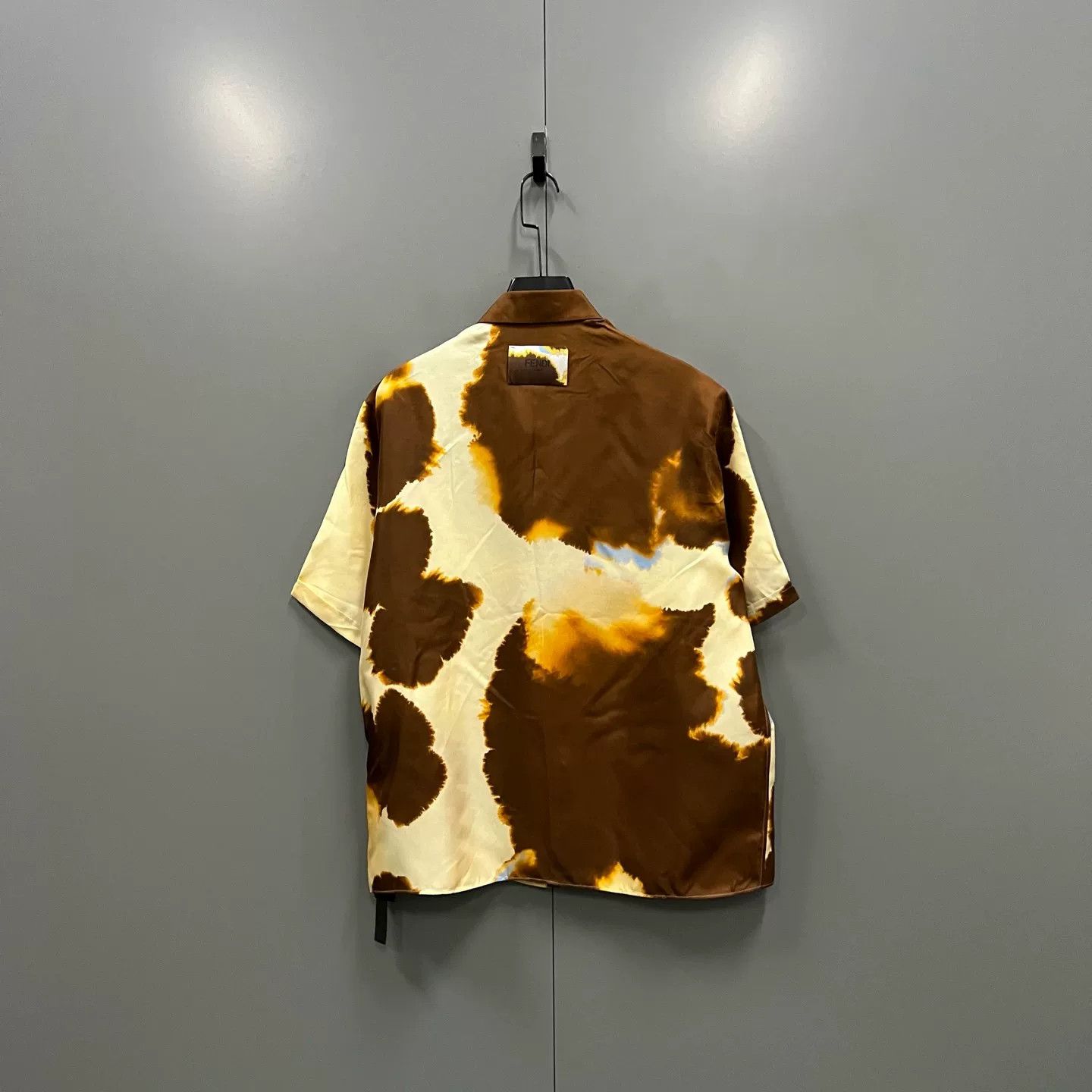 Fendi Fendi Watercolor Silk Short Sleeve Shirt 40 Size US M / EU 48-50 / 2 - 3 Thumbnail