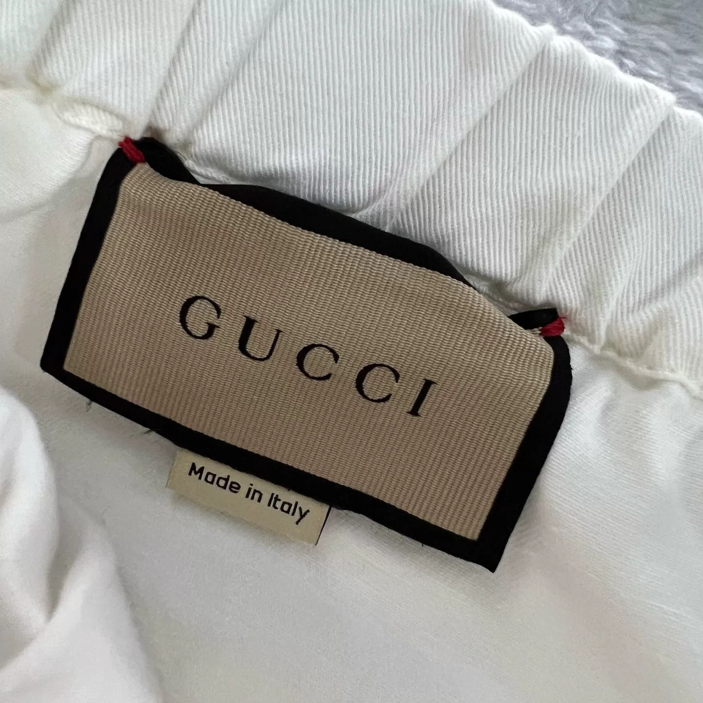 Gucci Gucci SS23 White Drawstring Wide Leg Pants 48 Size US 32 / EU 48 - 4 Thumbnail