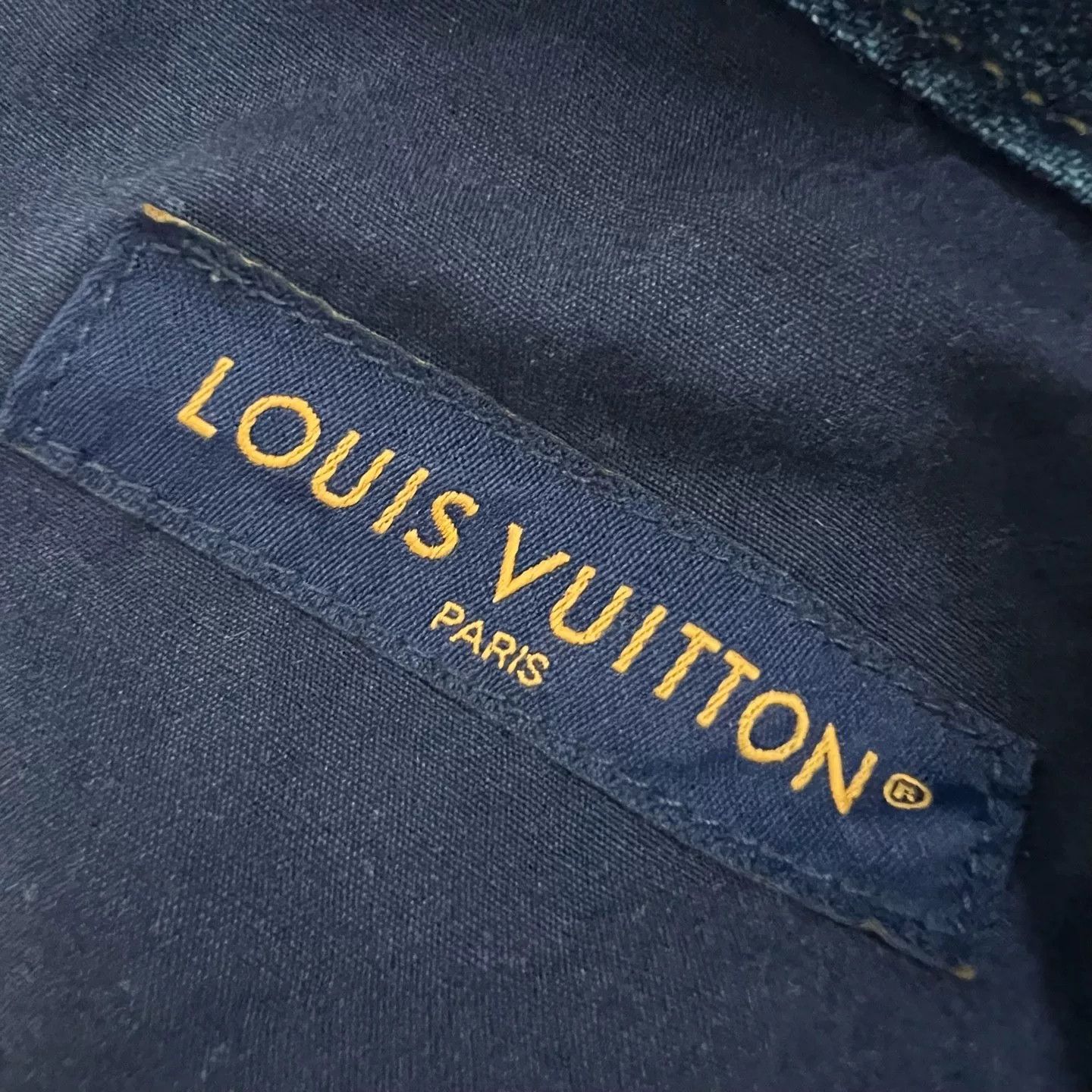 Louis Vuitton Louis Vuitton Wave Seam Washed Denim Jeans 32 Size US 32 / EU 48 - 4 Thumbnail