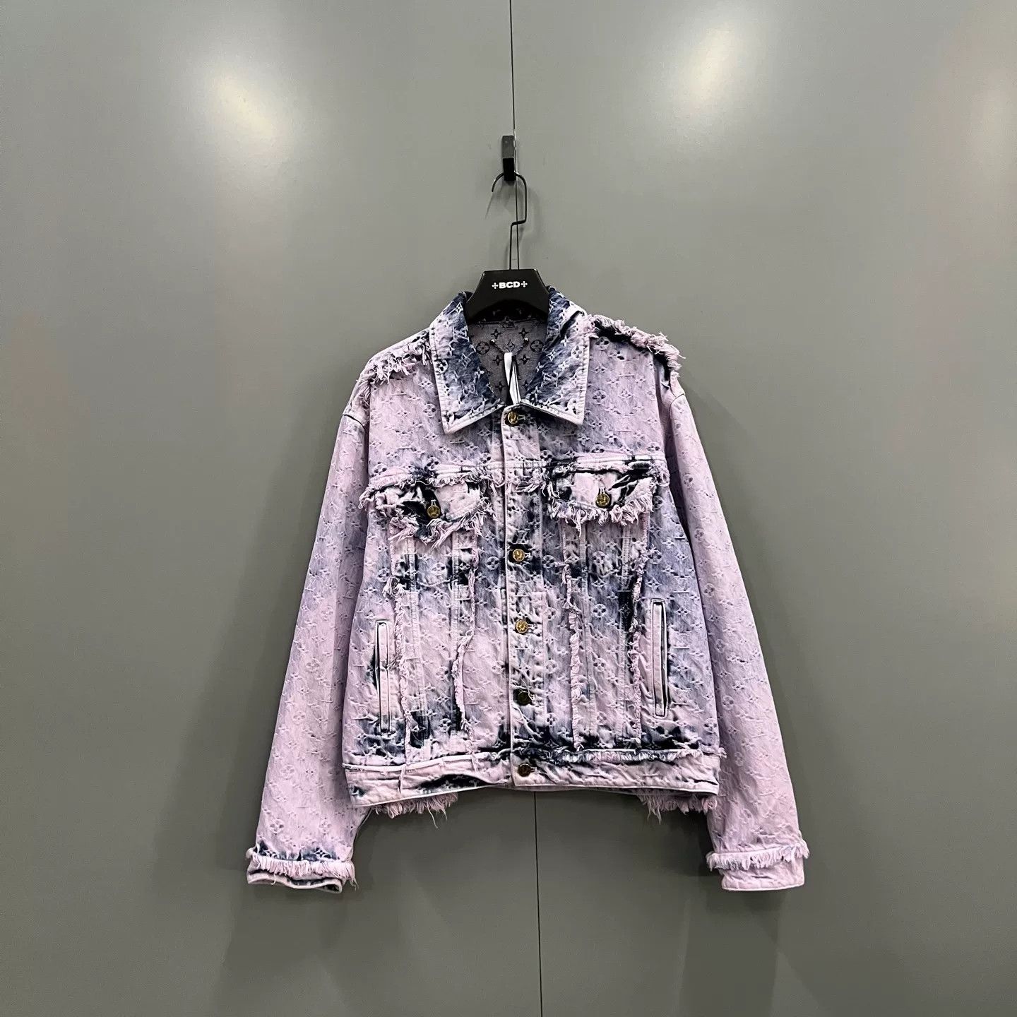 Louis Vuitton Louis Vuitton Monogram Distressed Denim Jacket 50 Size US M / EU 48-50 / 2 - 2 Thumbnail
