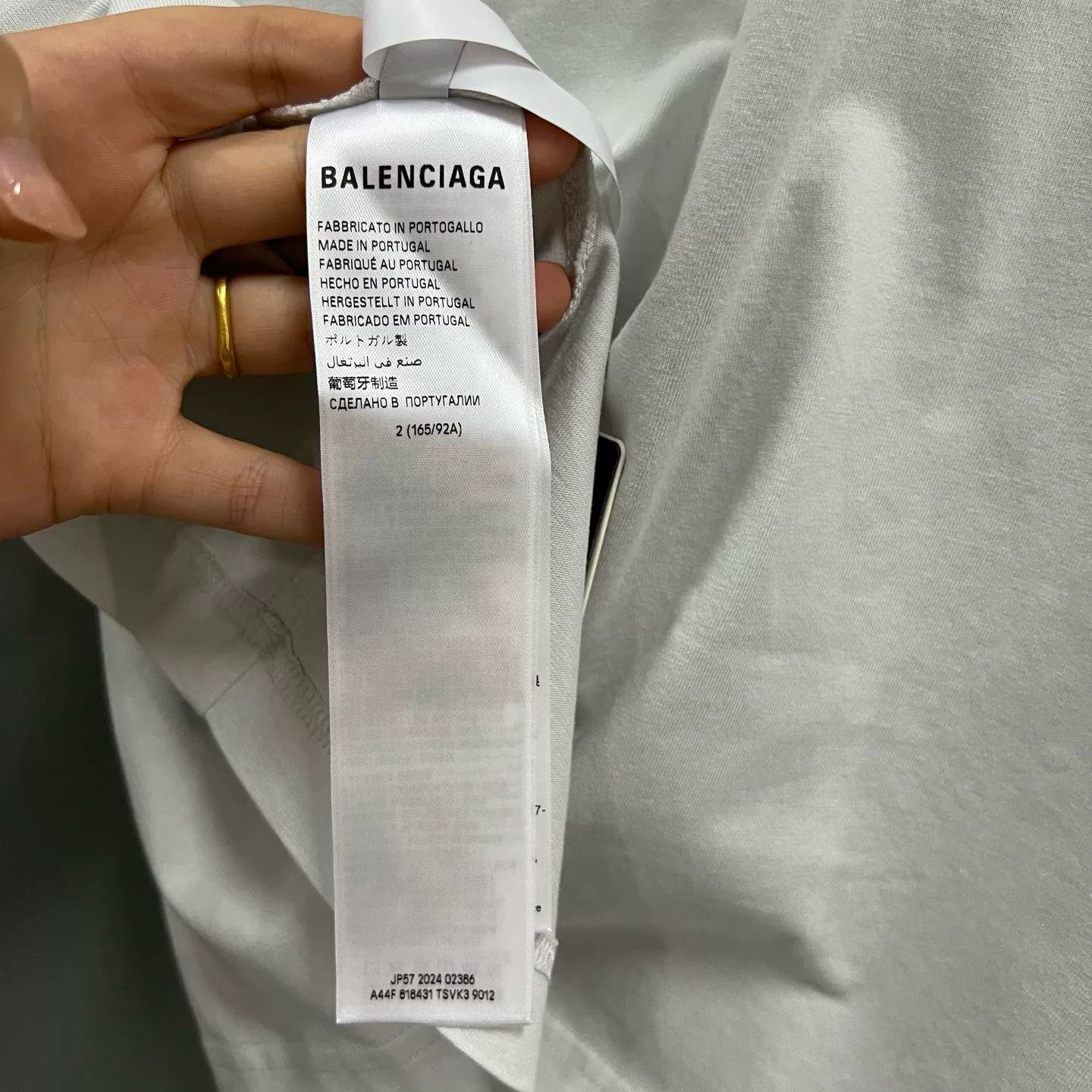 Balenciaga Balenciaga Logo Print T-Shirt Size 2 Size US M / EU 48-50 / 2 - 6 Thumbnail