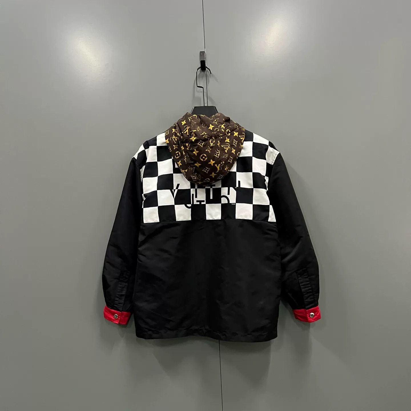 Louis Vuitton Louis Vuitton Checkerboard Monogram Hooded Jacket FR 38 Size S / US 4 / IT 40 - 3 Thumbnail