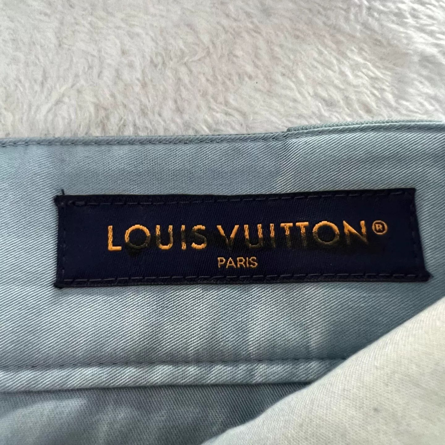 Louis Vuitton Louis Vuitton Blue Logo Embroidered Cargo Pants 40 Size US 33 - 4 Thumbnail