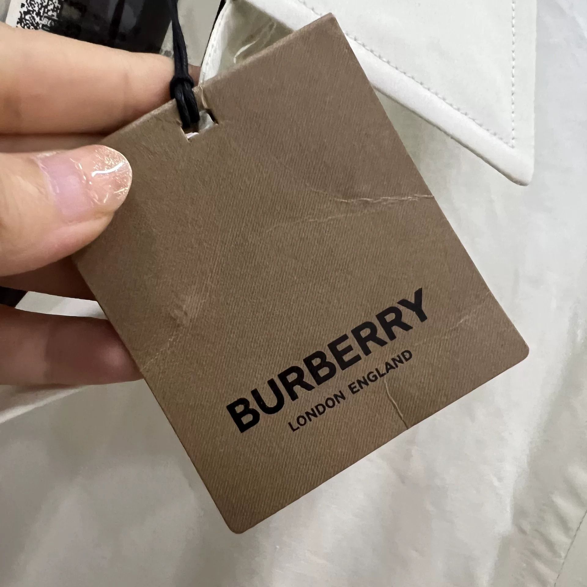 Burberry Burberry EKD Knight Embroidery Cotton Shirt Size L Size US L / EU 52-54 / 3 - 5 Thumbnail