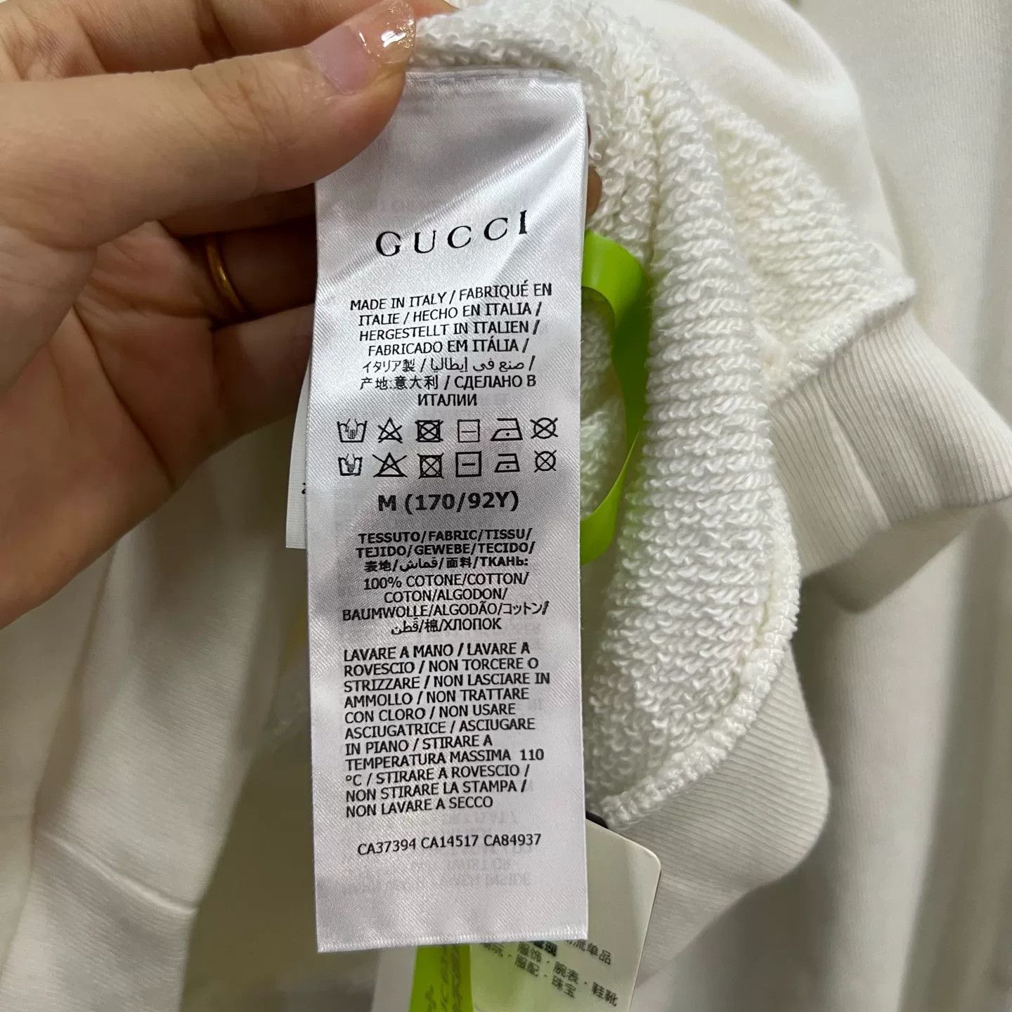 Gucci Gucci Cherry GG Beverly Hills Sweatshirt Size M Size US M / EU 48-50 / 2 - 6 Thumbnail